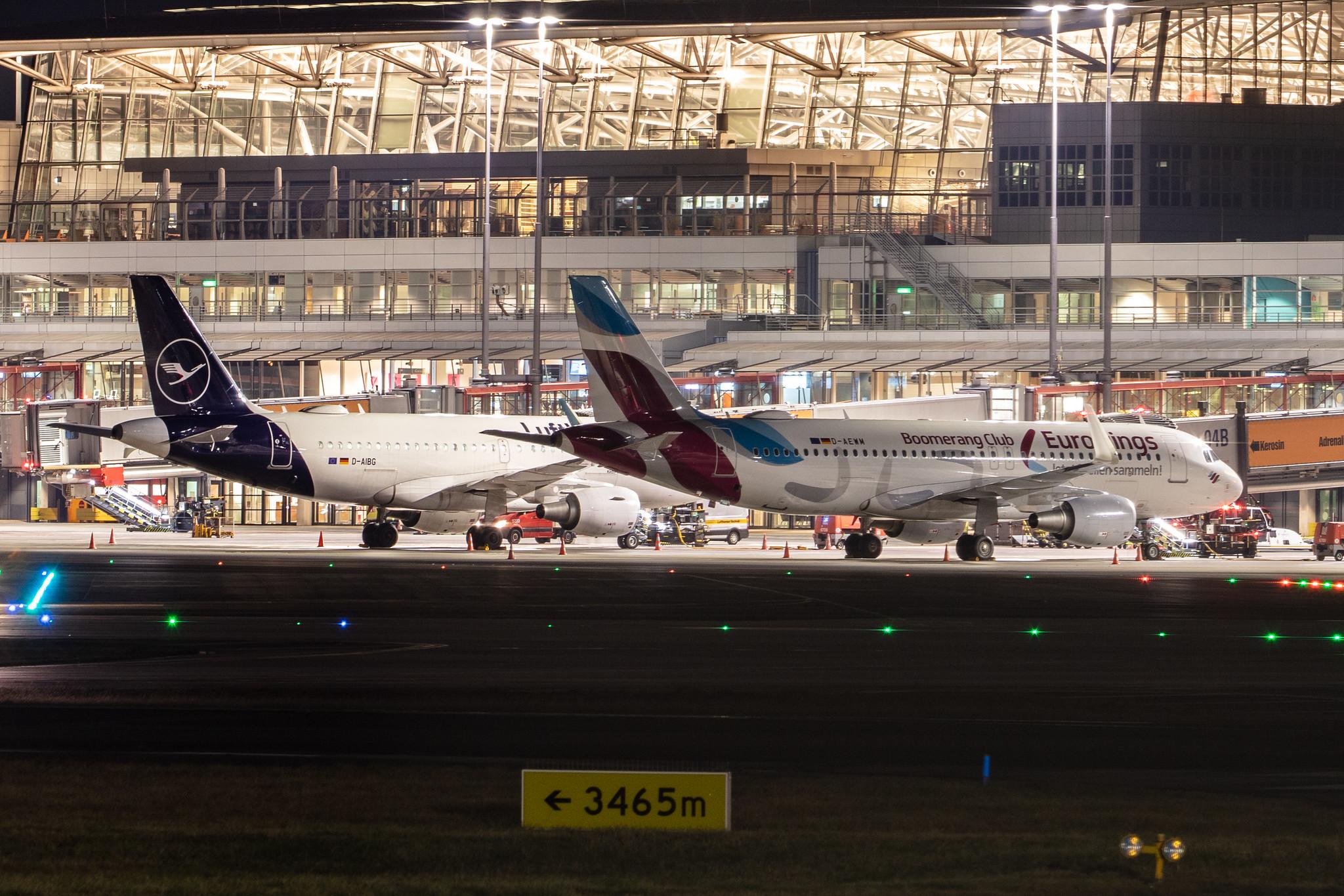 Hamburg Airport: Eurowings (EW / EWG) |  Livery: Boomerang Club Livery |  Airbus A320-214 A320 | D-AEWM | MSN 7259