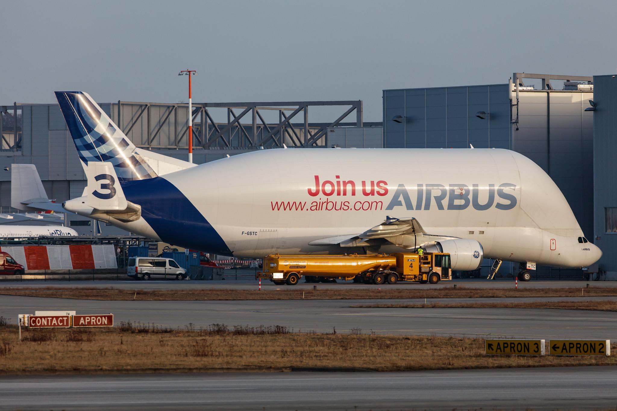 Hamburg Finkenwerder: Airbus Transport International (4Y / BGA) |  Airbus A300-608ST Beluga A3ST | F-GSTC | MSN 765