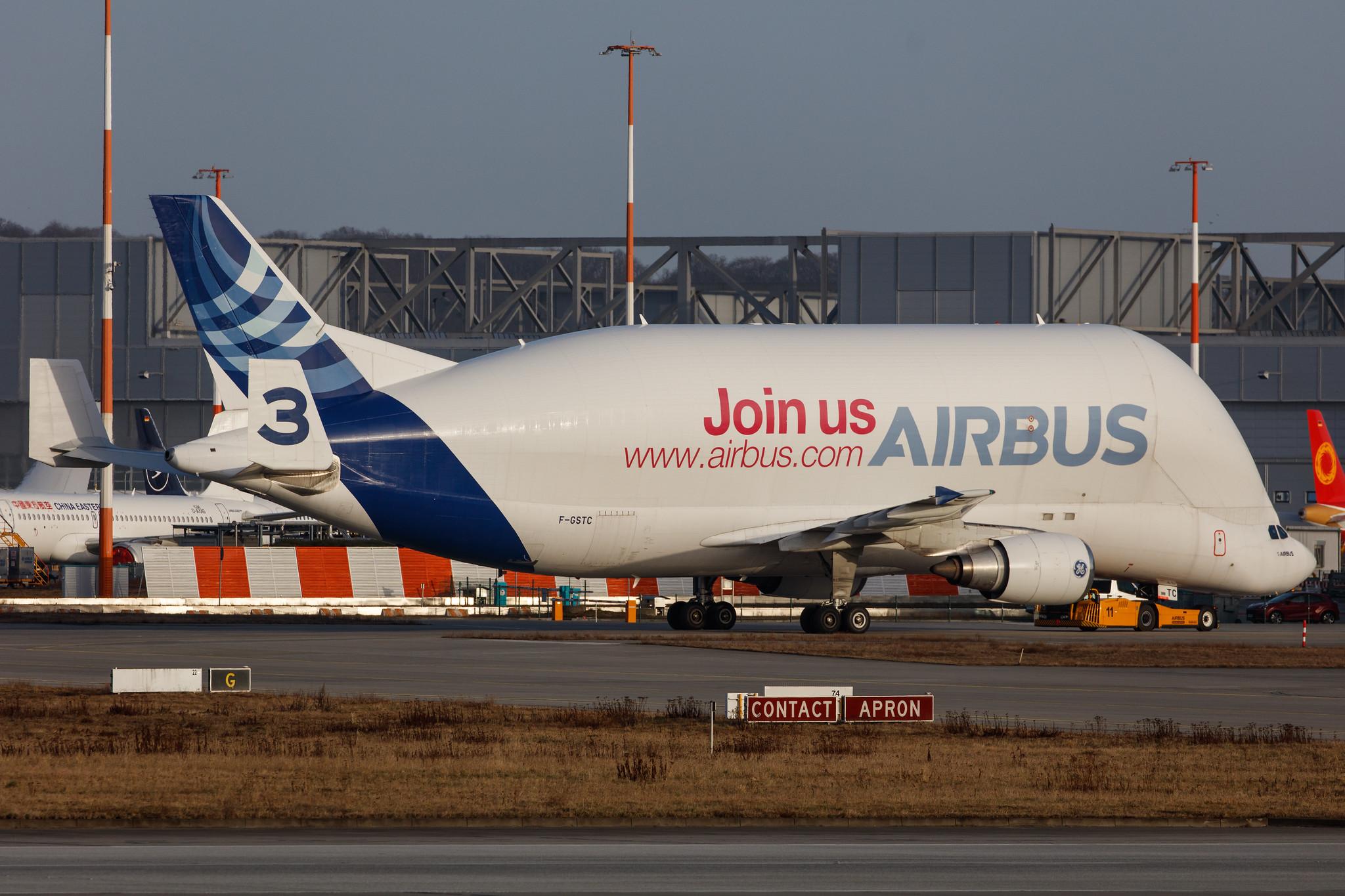 Hamburg Finkenwerder: Airbus Transport International (4Y / BGA) |  Airbus A300-608ST Beluga A3ST | F-GSTC | MSN 765