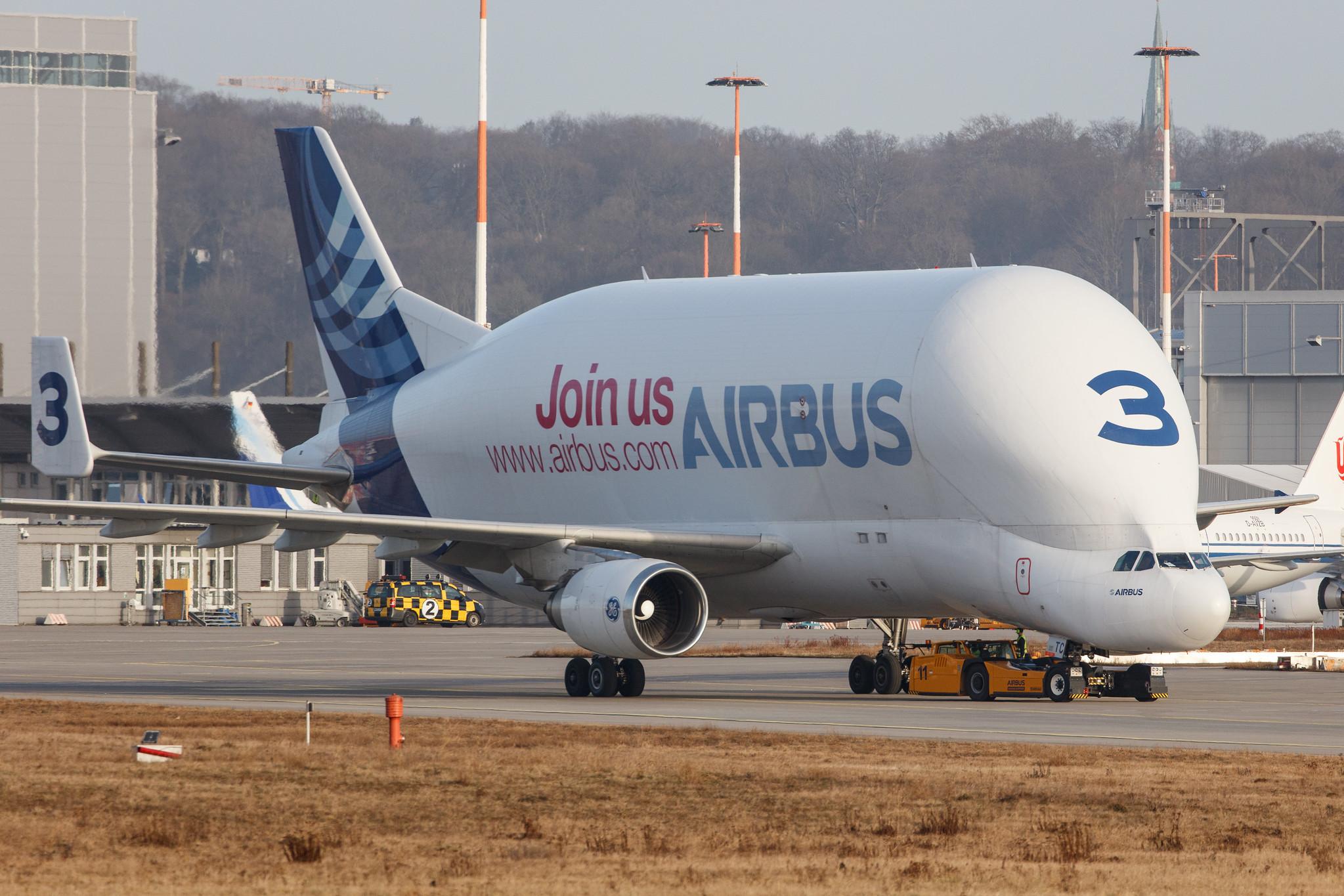 Hamburg Finkenwerder: Airbus Transport International (4Y / BGA) |  Airbus A300-608ST Beluga A3ST | F-GSTC | MSN 765