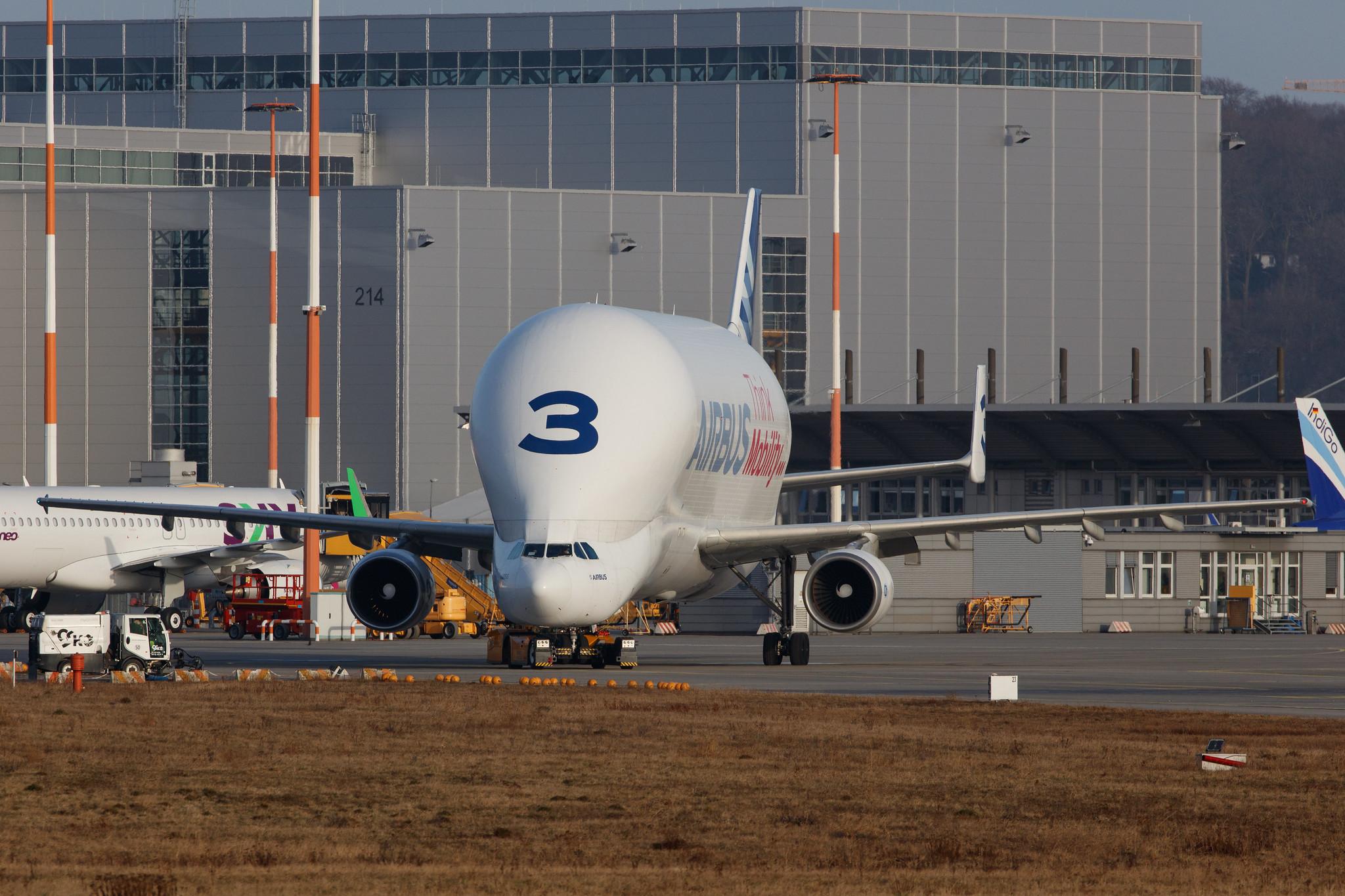 Hamburg Finkenwerder: Airbus Transport International (4Y / BGA) |  Airbus A300-608ST Beluga A3ST | F-GSTC | MSN 765
