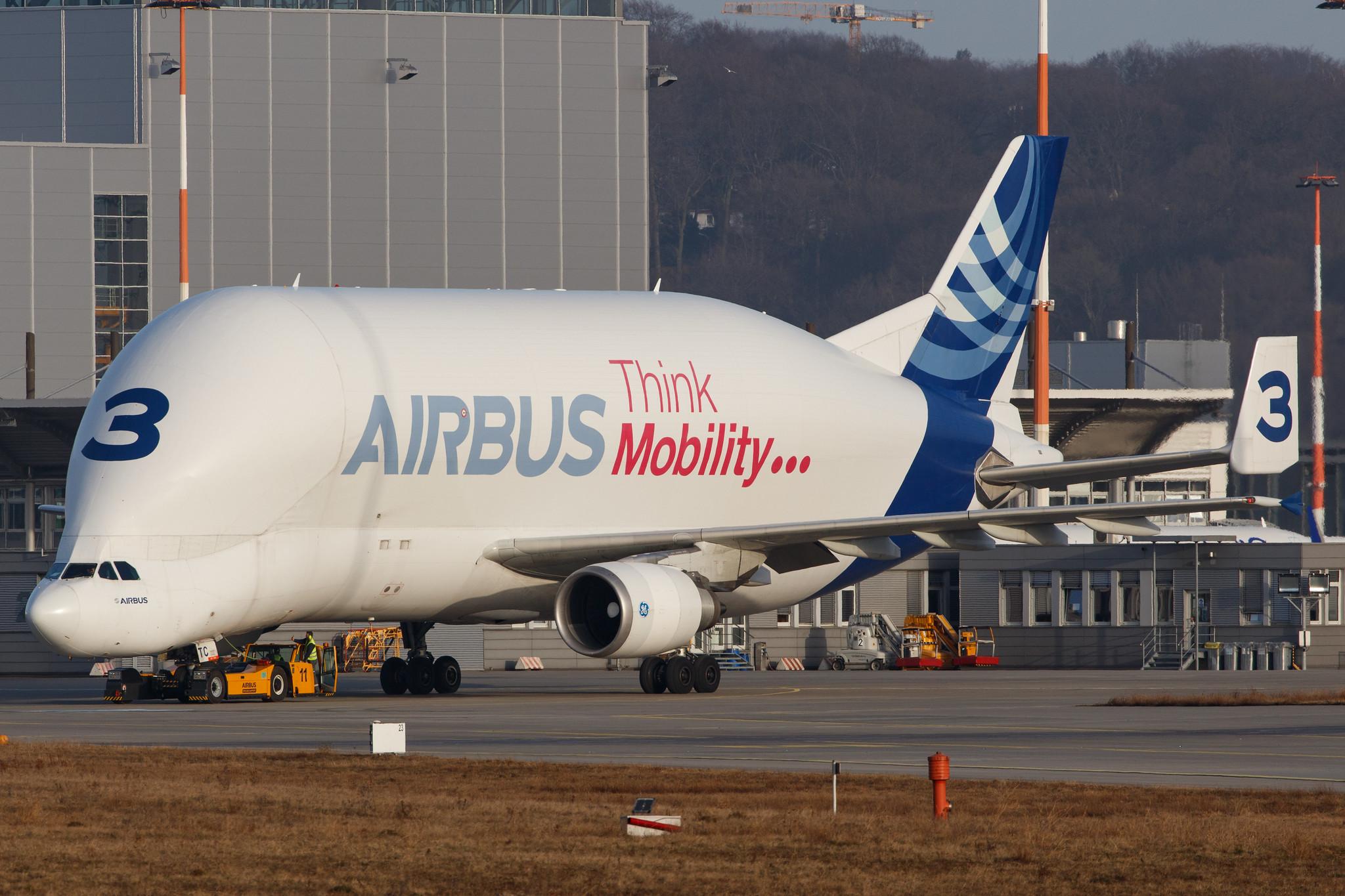 Hamburg Finkenwerder: Airbus Transport International (4Y / BGA) |  Airbus A300-608ST Beluga A3ST | F-GSTC | MSN 765