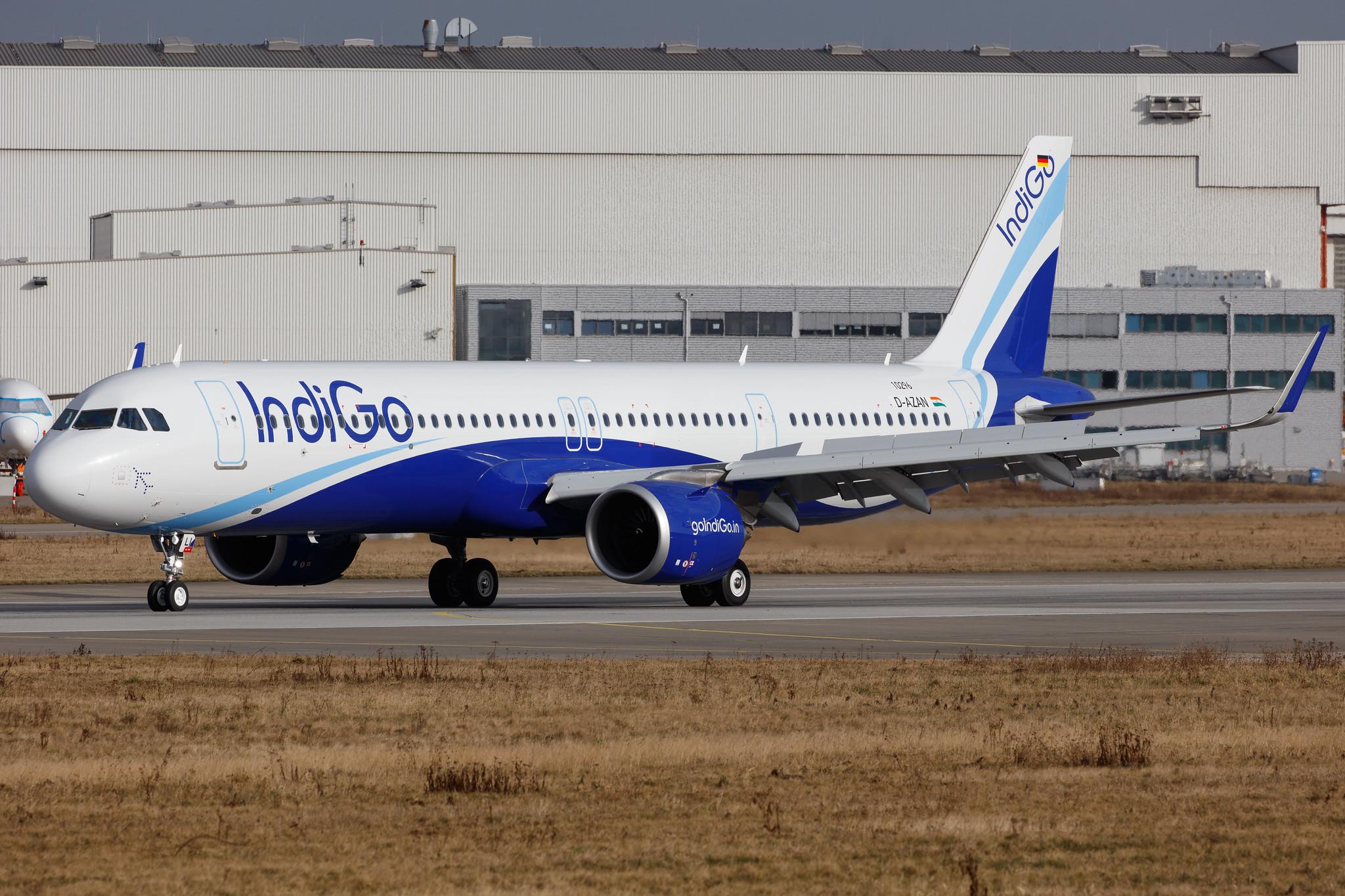 Hamburg Finkenwerder: IndiGo (6E / IGO) |  Airbus A321-251NX A21N | D-AZAN | MSN 10296
