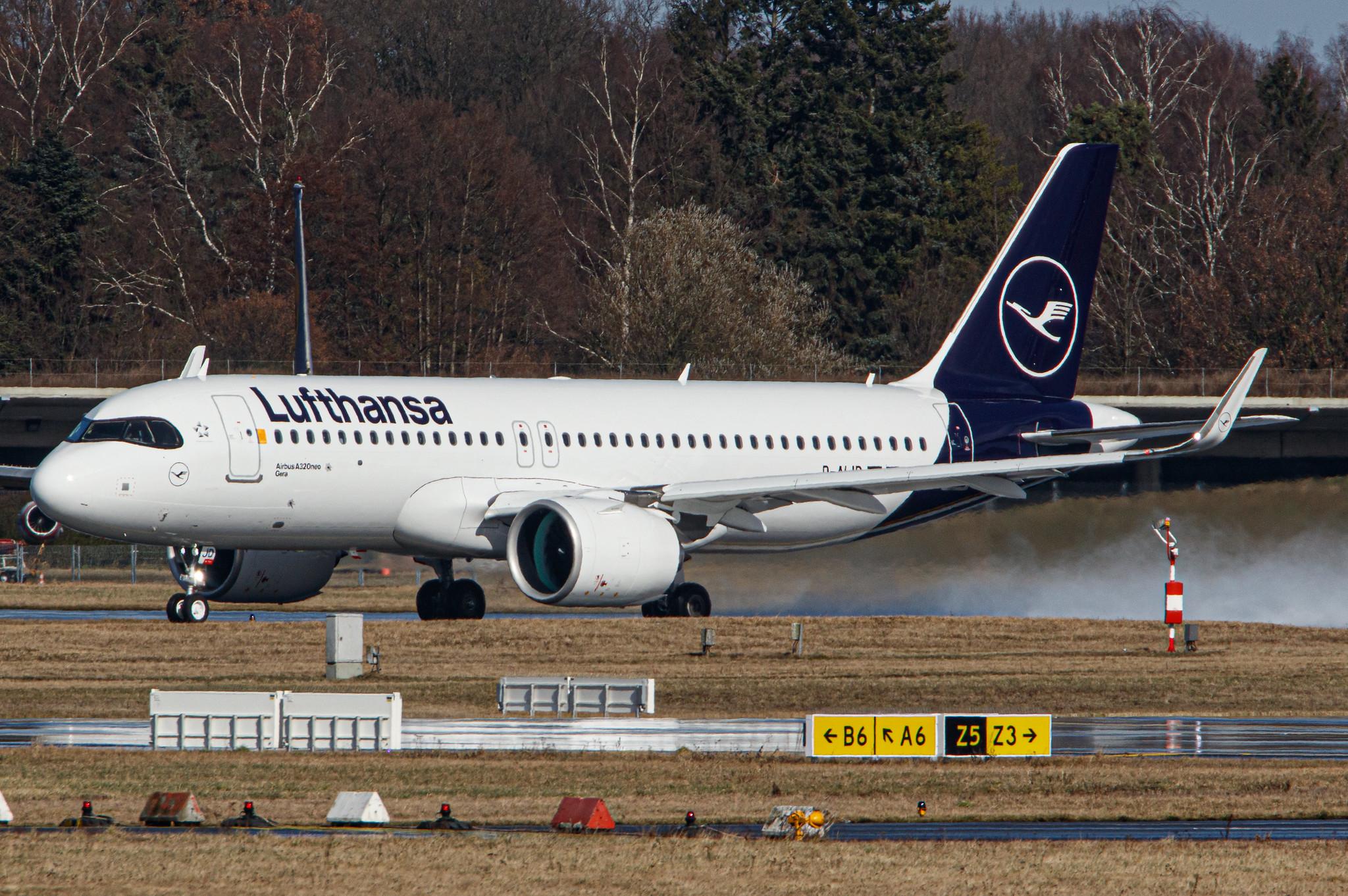 Hamburg Airport: Lufthansa (LH / DLH) |  Airbus A320-271N A20N | D-AIJD | MSN 10281