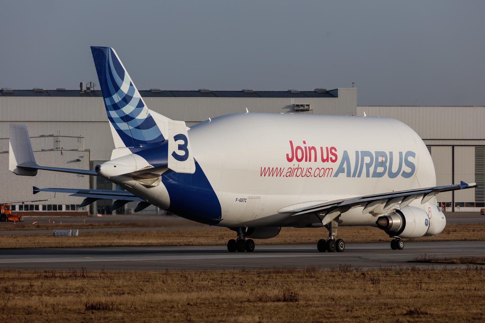Hamburg Finkenwerder: Airbus Transport International (4Y / BGA) |  Airbus A300-608ST Beluga A3ST | F-GSTC | MSN 765