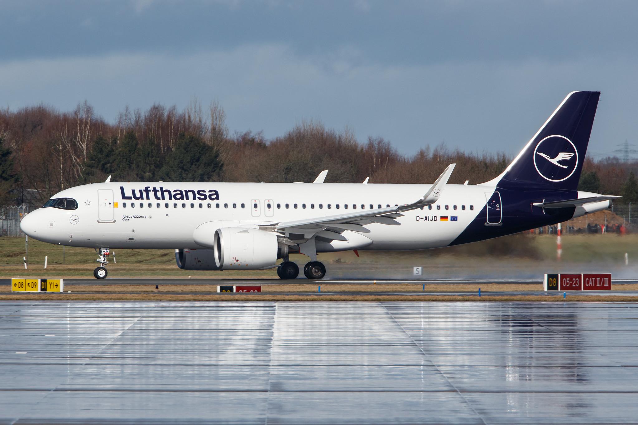 Hamburg Airport: Lufthansa (LH / DLH) |  Airbus A320-271N A20N | D-AIJD | MSN 10281