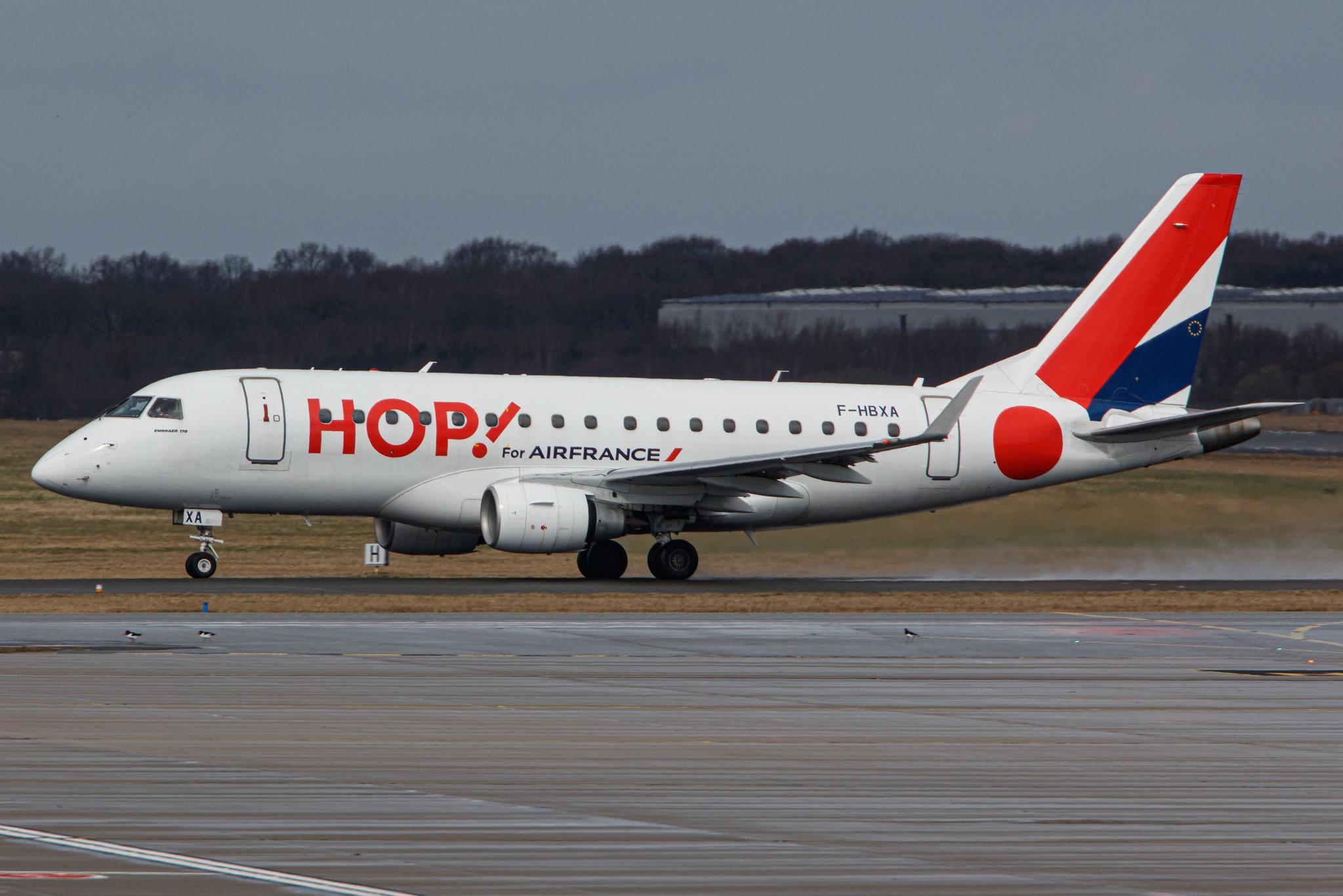 Hamburg Airport: Air France (AF / AFR) | Operator: Air France Hop |  Embraer E170STD E170 | F-HBXA | MSN 17000237