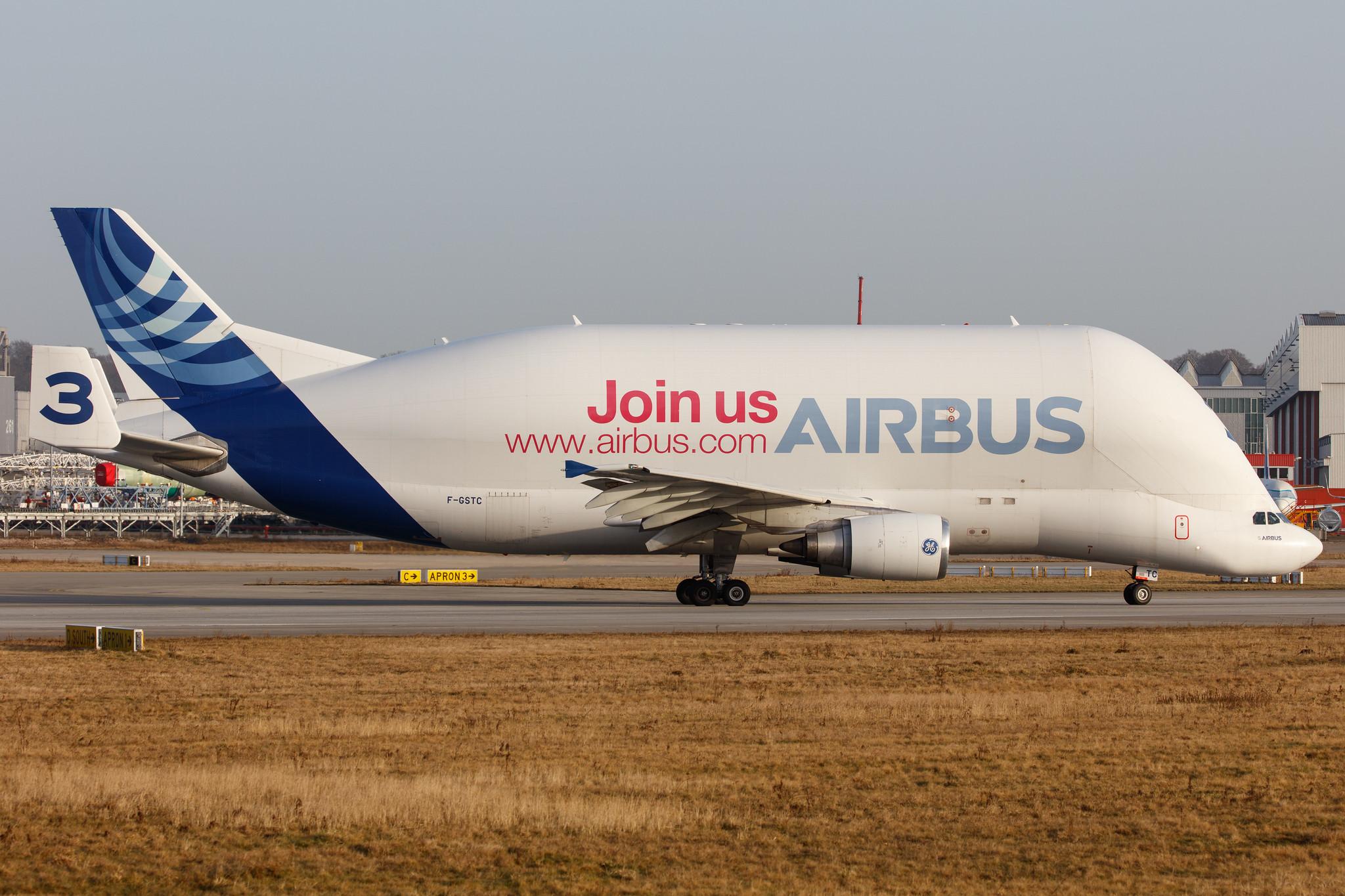 Hamburg Finkenwerder: Airbus Transport International (4Y / BGA) |  Airbus A300-608ST Beluga A3ST | F-GSTC | MSN 765