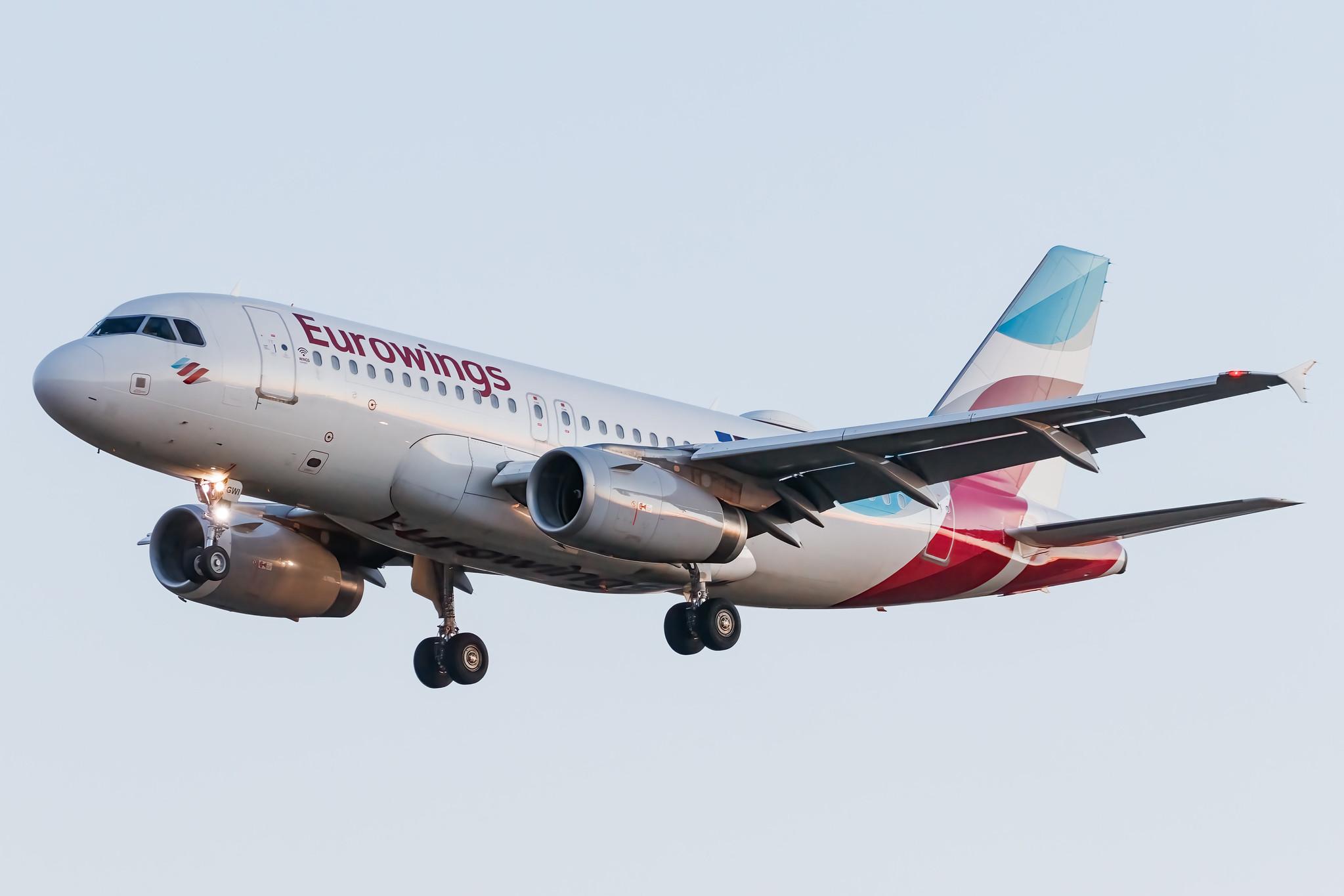 Hamburg Airport: Eurowings (EW / EWG) |  Airbus A319-132 A319 | D-AGWI | MSN 3358