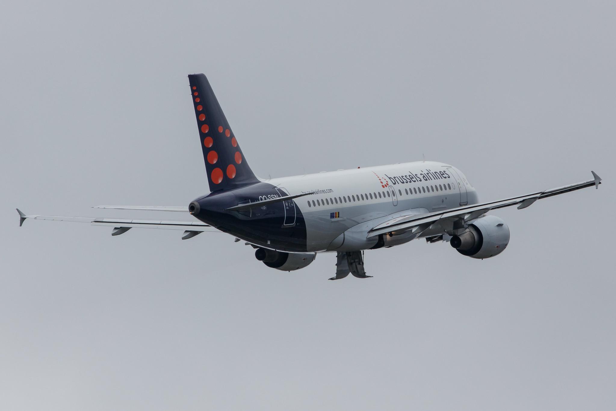 Hamburg Airport: Brussels Airlines (SN / BEL) |  Airbus A319-112 A319 | OO-SSN | MSN 1963