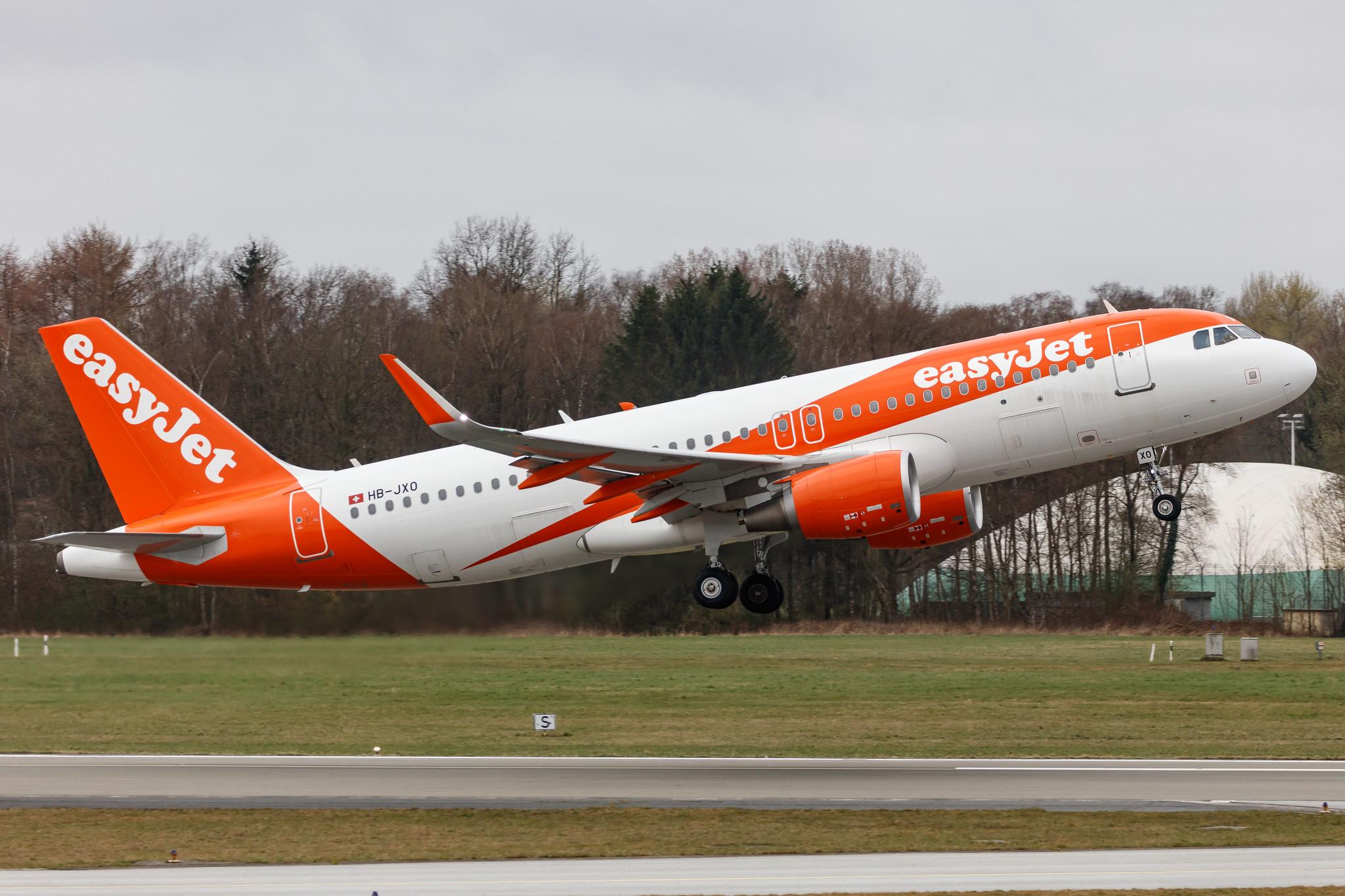Hamburg Airport: easyJet (U2 / EZY) | Operator: easyJet Switzerland |  Airbus A320-214 A320 | HB-JXO | MSN 8390