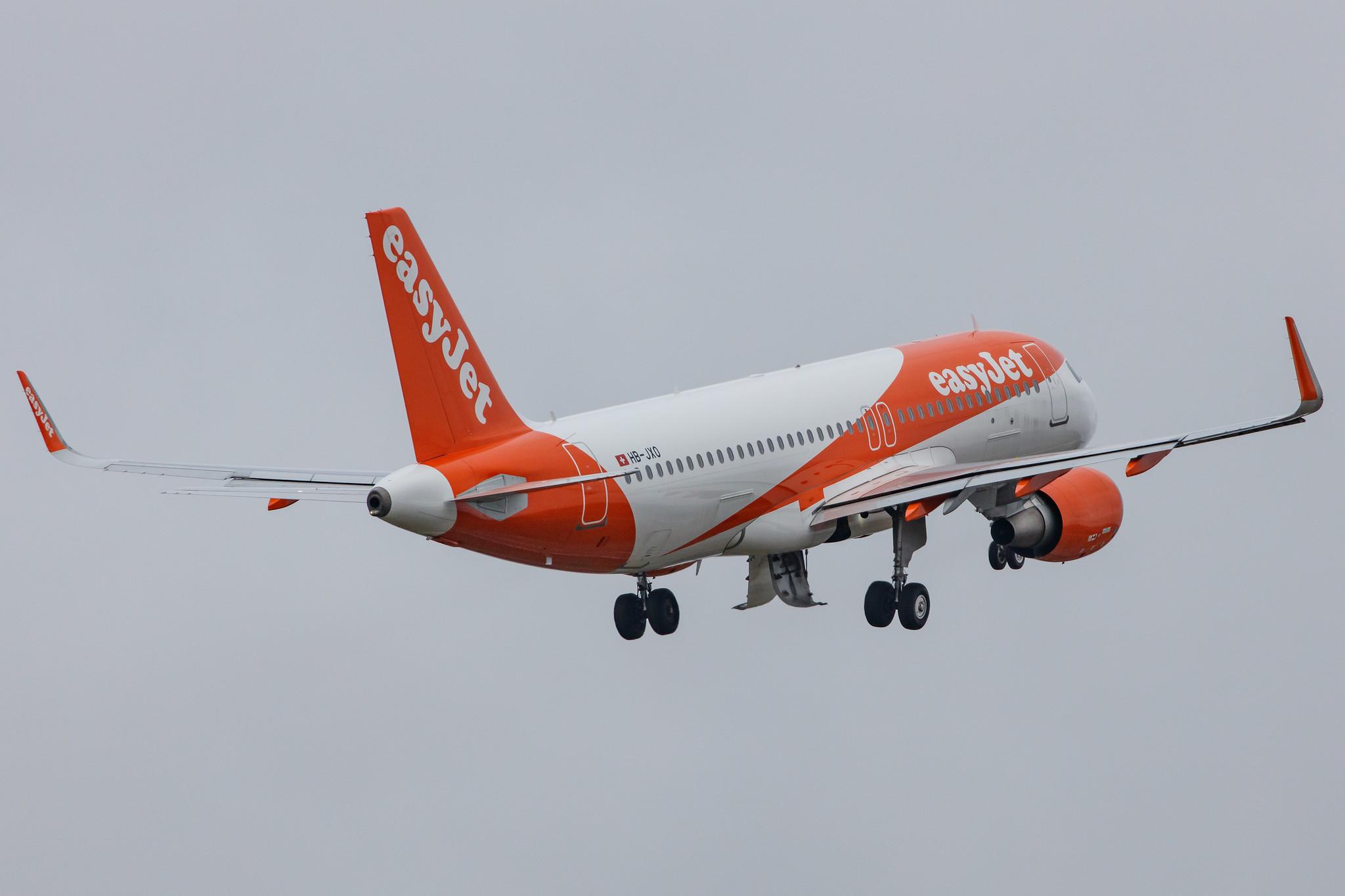 Hamburg Airport: easyJet (U2 / EZY) | Operator: easyJet Switzerland |  Airbus A320-214 A320 | HB-JXO | MSN 8390
