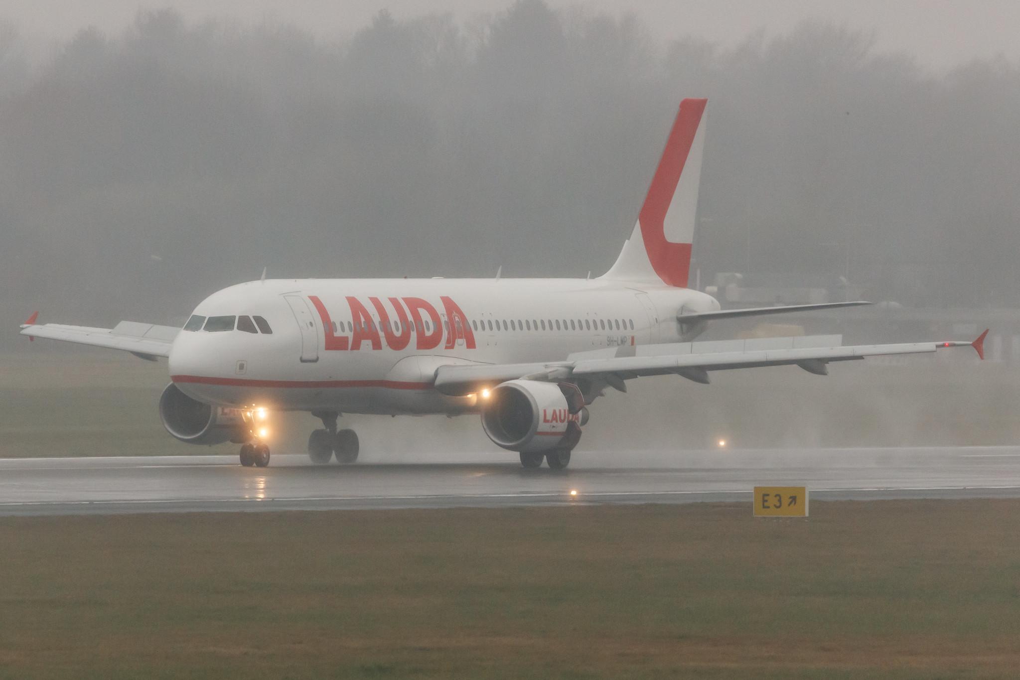 Hamburg Airport: Lauda Europe (LW / LDA) |  Airbus A320-214 A320 | 9H-LMP | MSN 03616