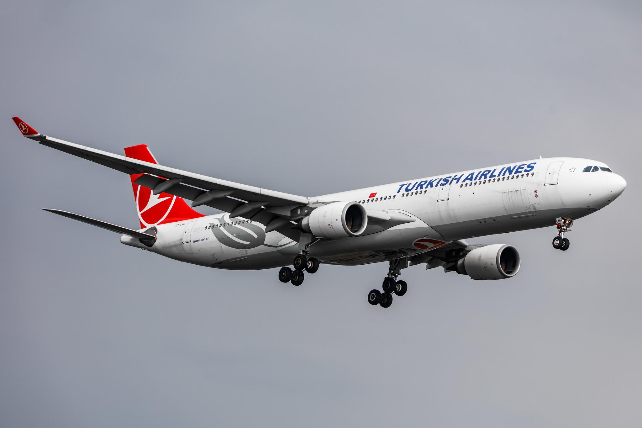 Hamburg Airport: Turkish Airlines (TK / THY) |  Airbus A330-303 A333 | TC-LND | MSN 1704