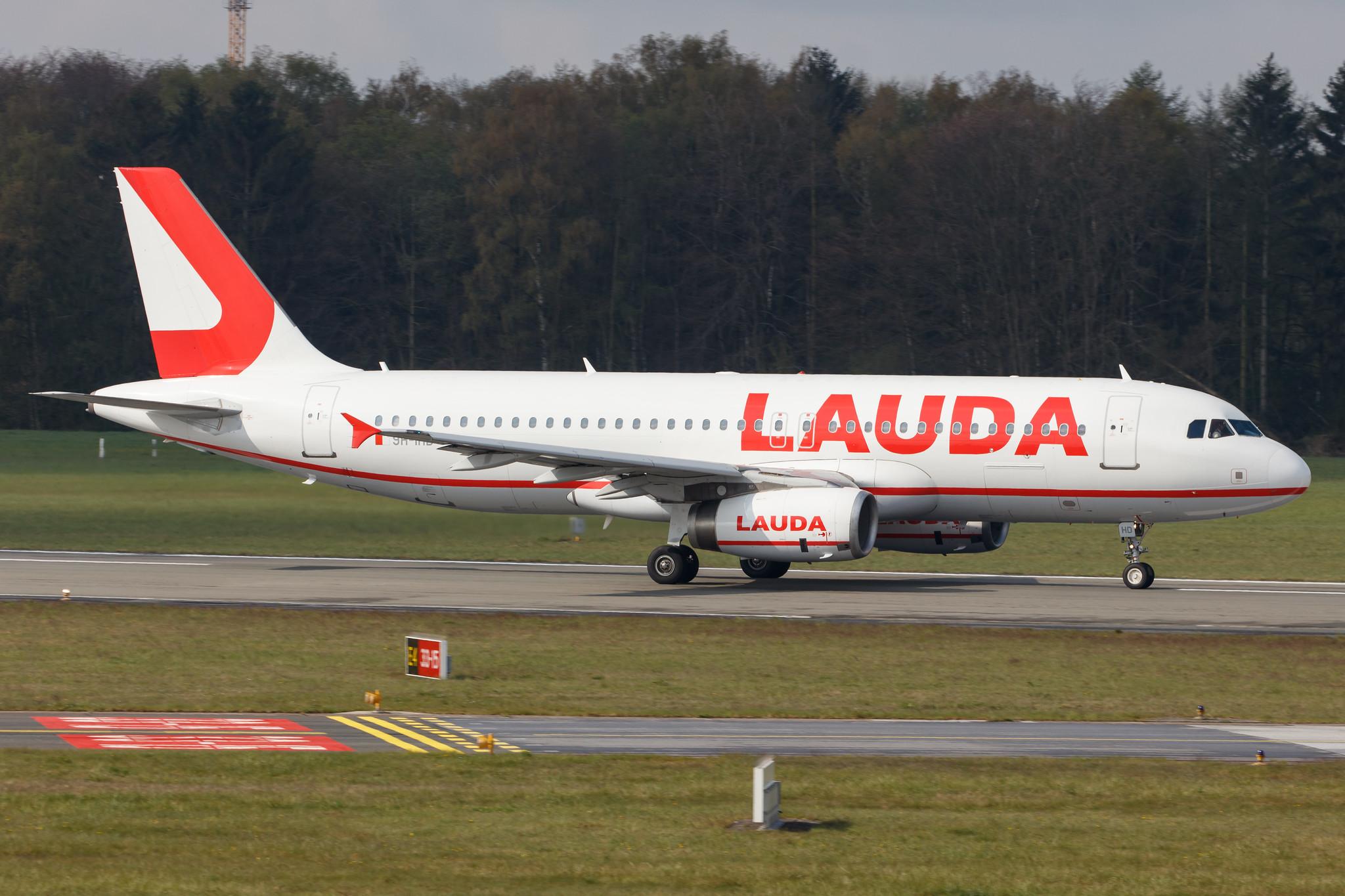 Hamburg Airport: Lauda Europe (LW / LDA) |  Airbus A320-232 A320 | 9H-IHD | MSN 03270