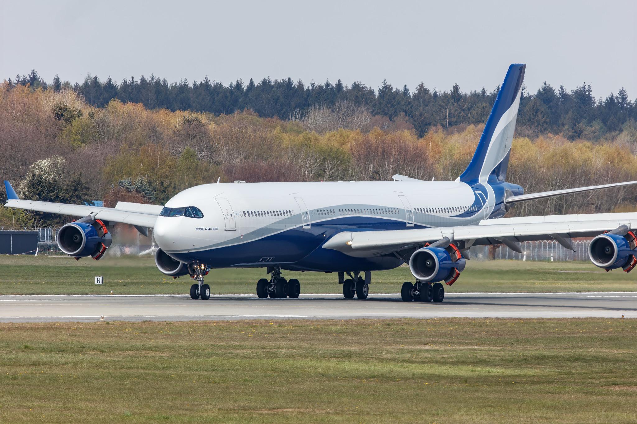 Hamburg Airport: Hi Fly (5K / HFY) | Operator: Hi Fly Malta |  Airbus A340-312 A343 | 9H-SUN | MSN 0367