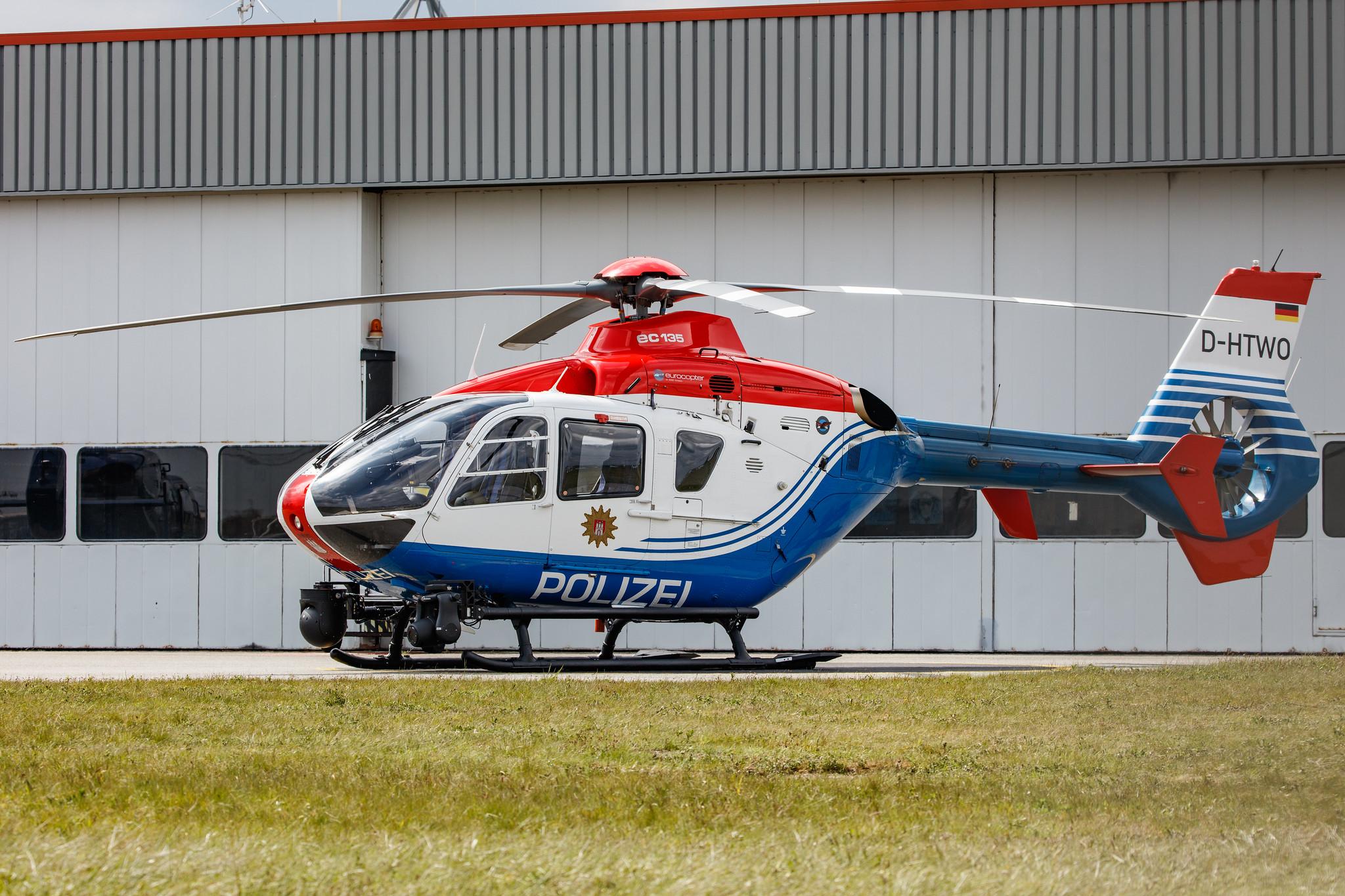 Hamburg Airport: Polizei Hamburg | Airbus Helicopters H135 EC35 | D-HTWO | MSN 0343