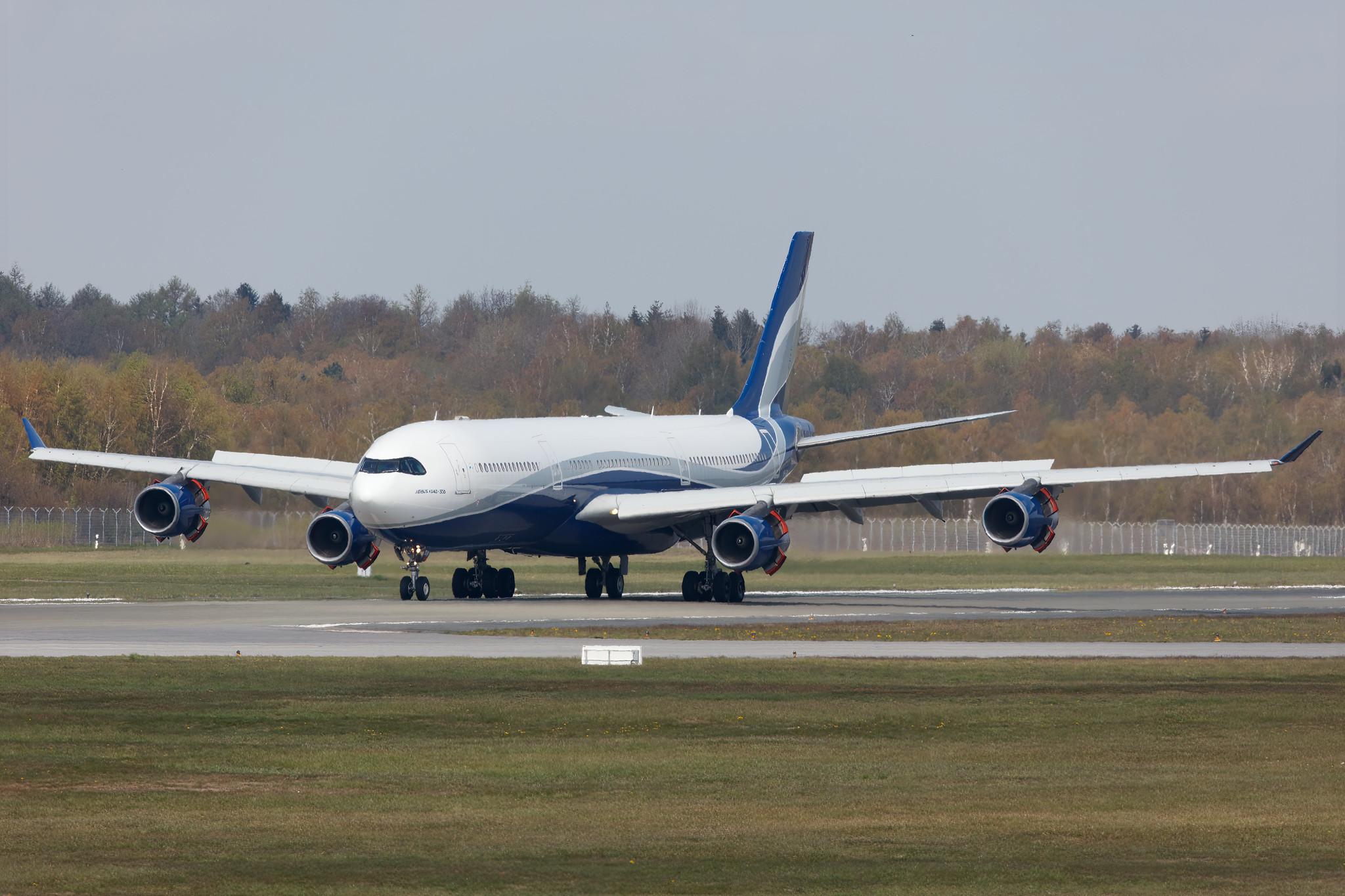 Hamburg Airport: Hi Fly (5K / HFY) | Operator: Hi Fly Malta |  Airbus A340-312 A343 | 9H-SUN | MSN 0367
