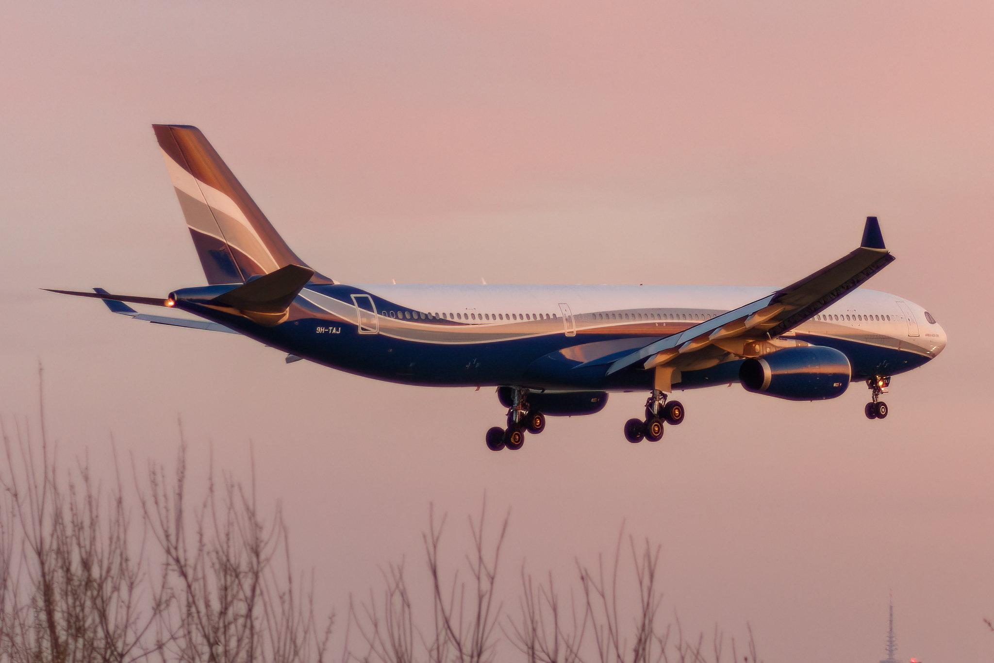 Hamburg Airport: Hi Fly (5K / HFY) | Operator: Hi Fly Malta |  Airbus A330-343 A333 | 9H-TAJ | MSN 1453