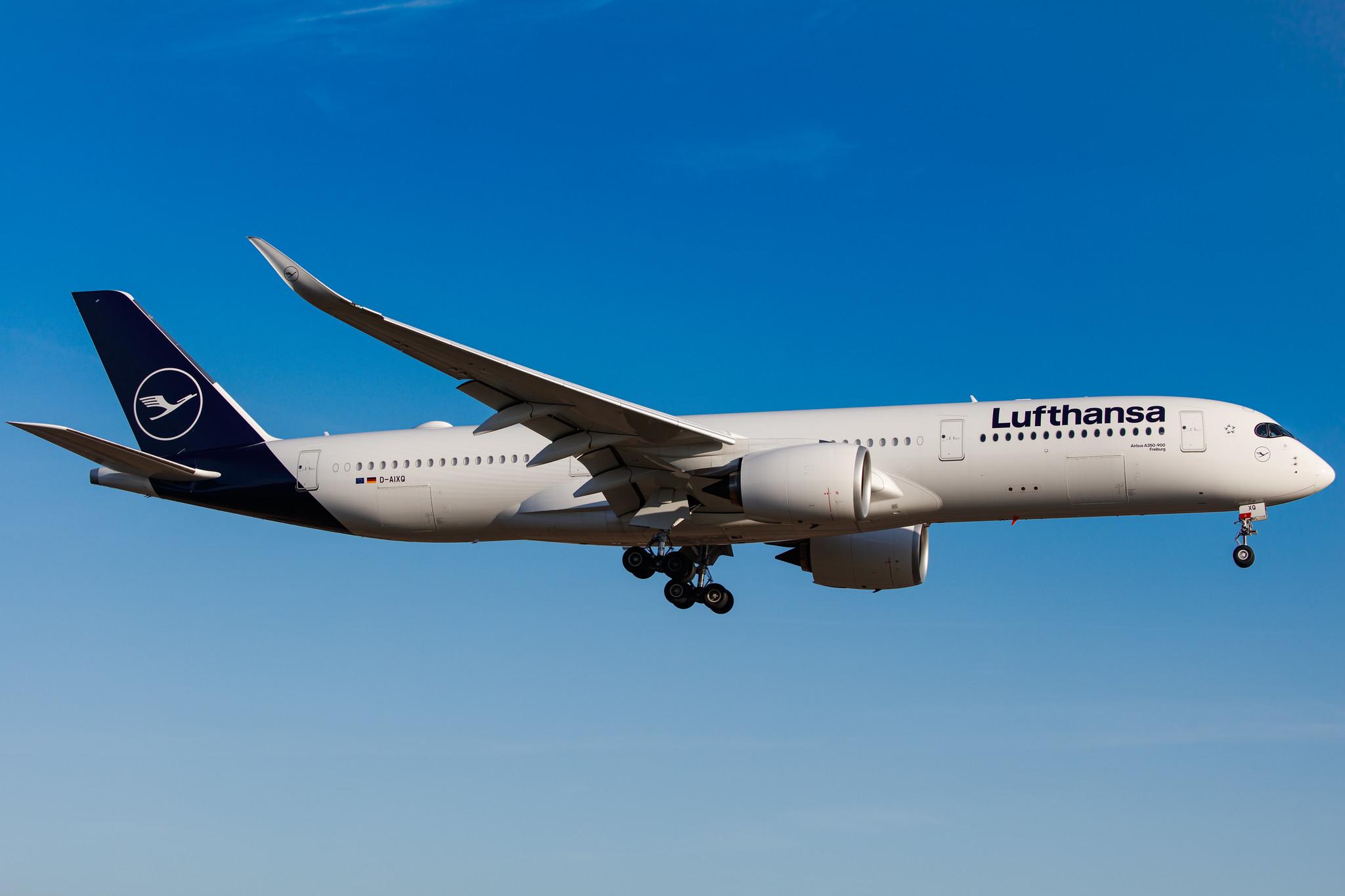 Hamburg Airport: Lufthansa (LH / DLH) |  Airbus A350-941 A359 | D-AIXQ | MSN 427