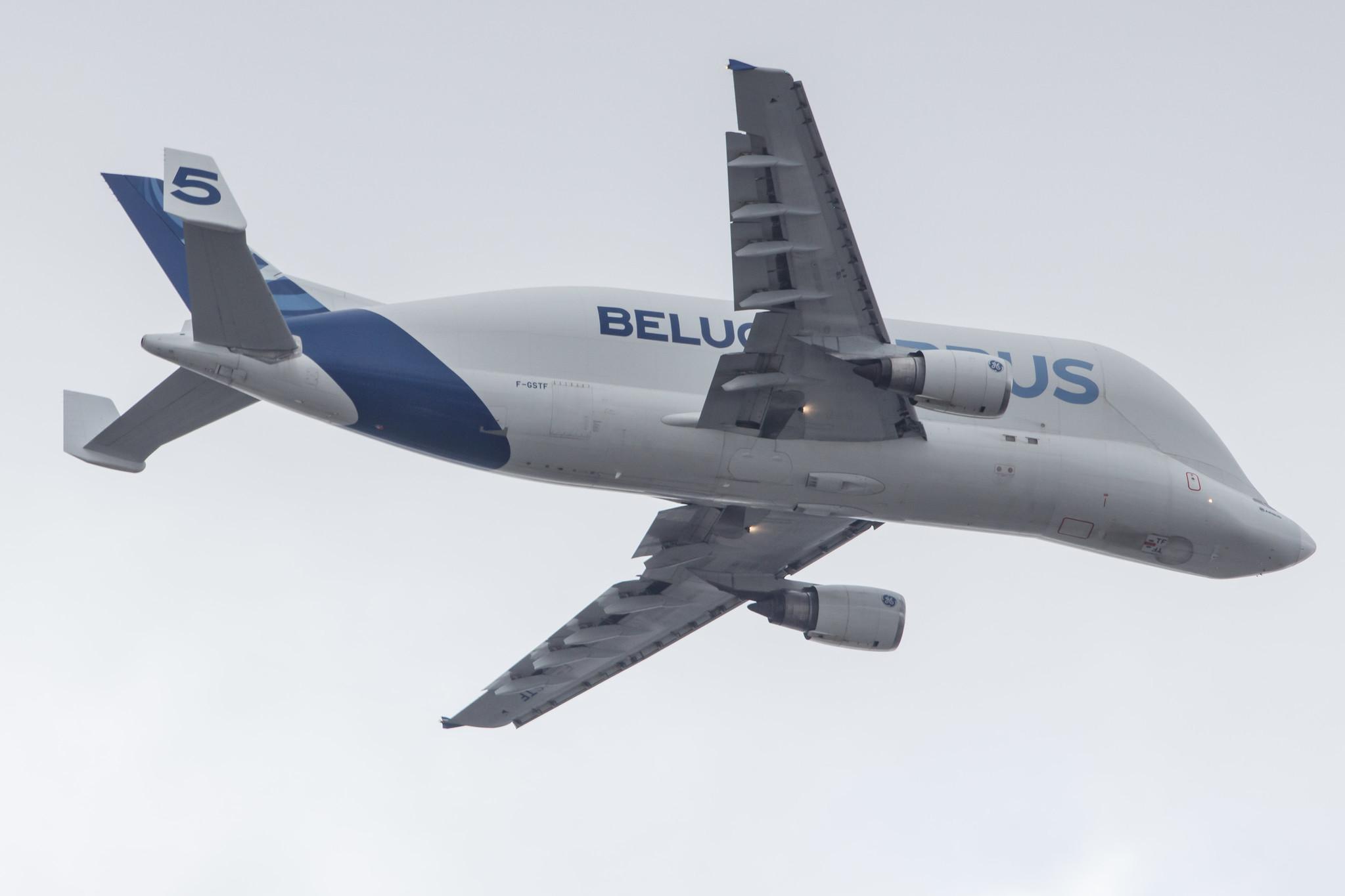 Hamburg Airport: Airbus Transport International (4Y / BGA) |  Airbus A300-608ST Beluga A3ST | F-GSTF | MSN 796