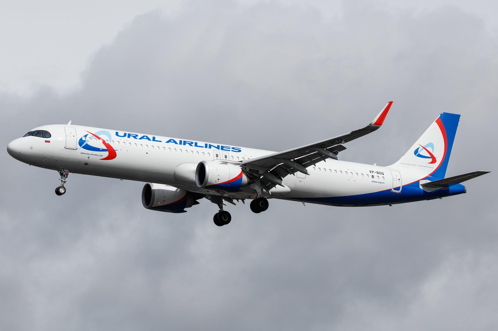 Hamburg Airport: Ural Airlines (U6 / SVR) |  Airbus A321-251NX A21N | VP-BOQ | MSN 9073