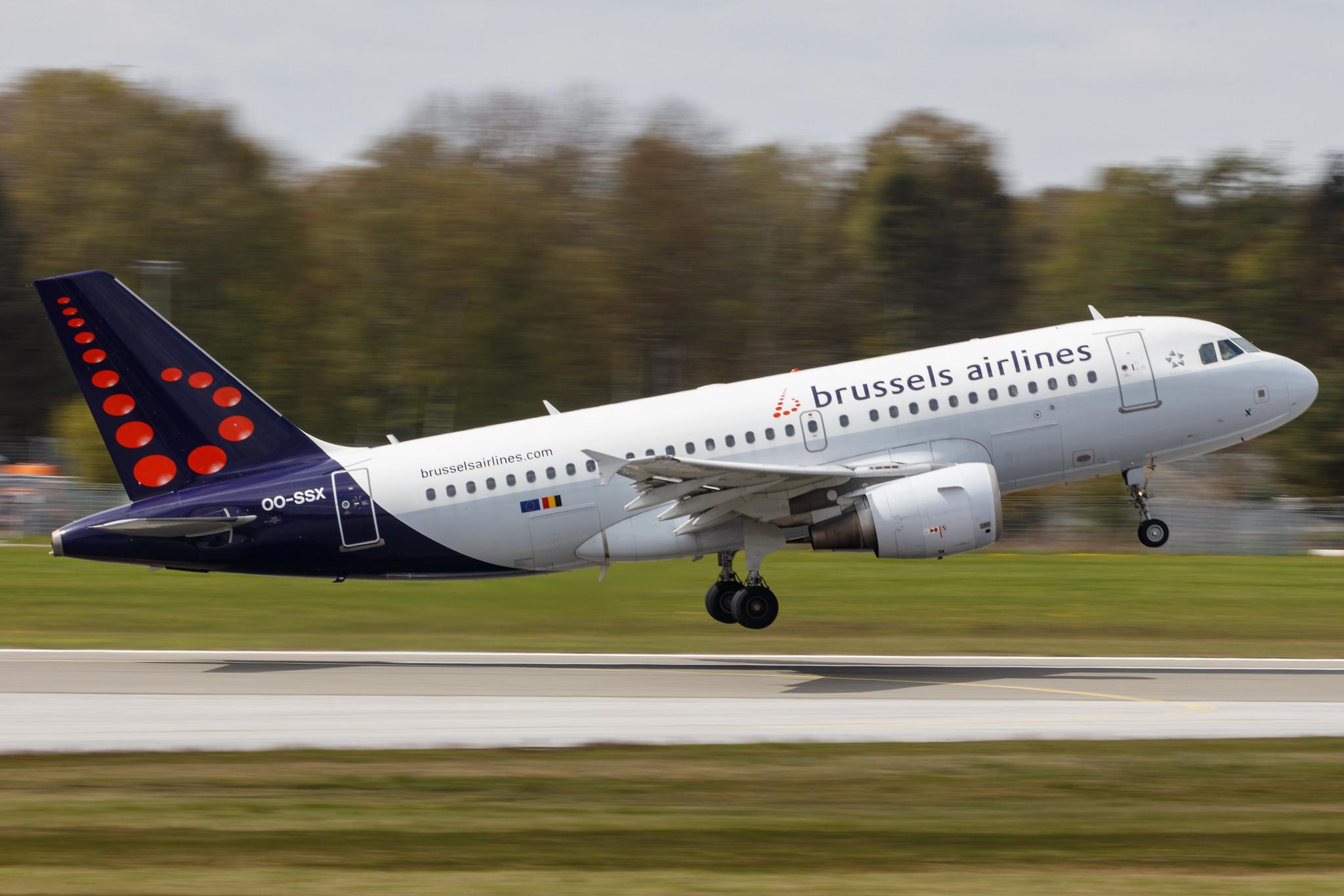 Hamburg Airport: Brussels Airlines (SN / BEL) |  Airbus A319-111 A319 | OO-SSX | MSN 2260