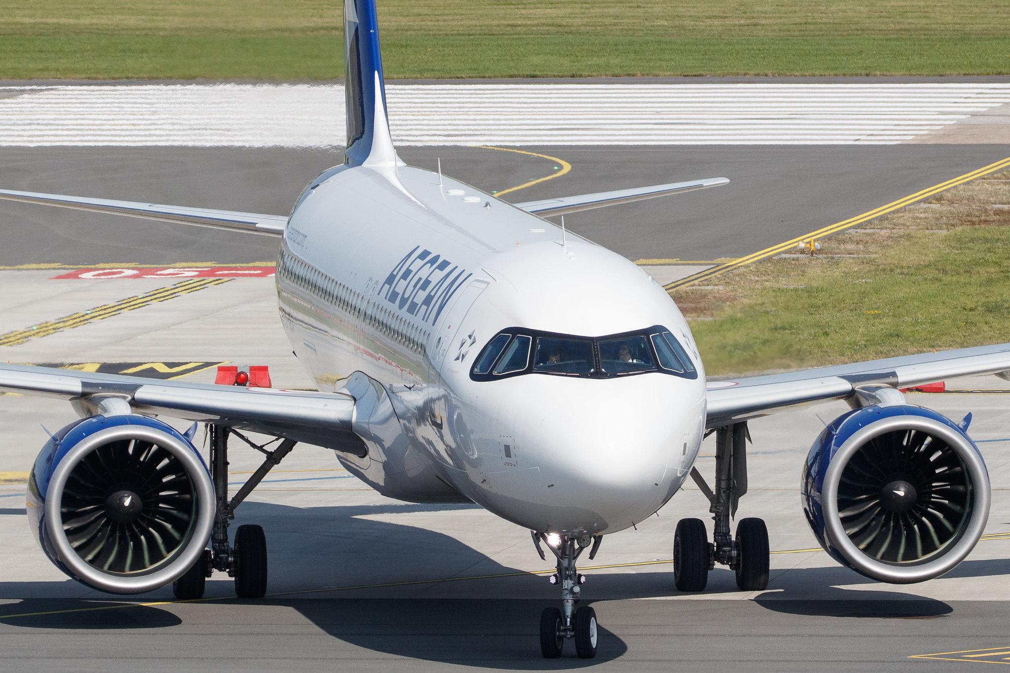 Hamburg Airport: Aegean Airlines (A3 / AEE) |  Airbus A320-271N A20N | SX-NEA | MSN 9497