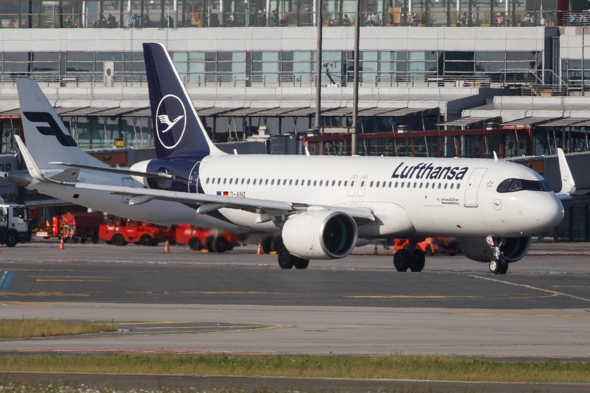 Hamburg Airport: Lufthansa (LH / DLH) |  Airbus A320-271N A20N | D-AINZ | MSN 9442
