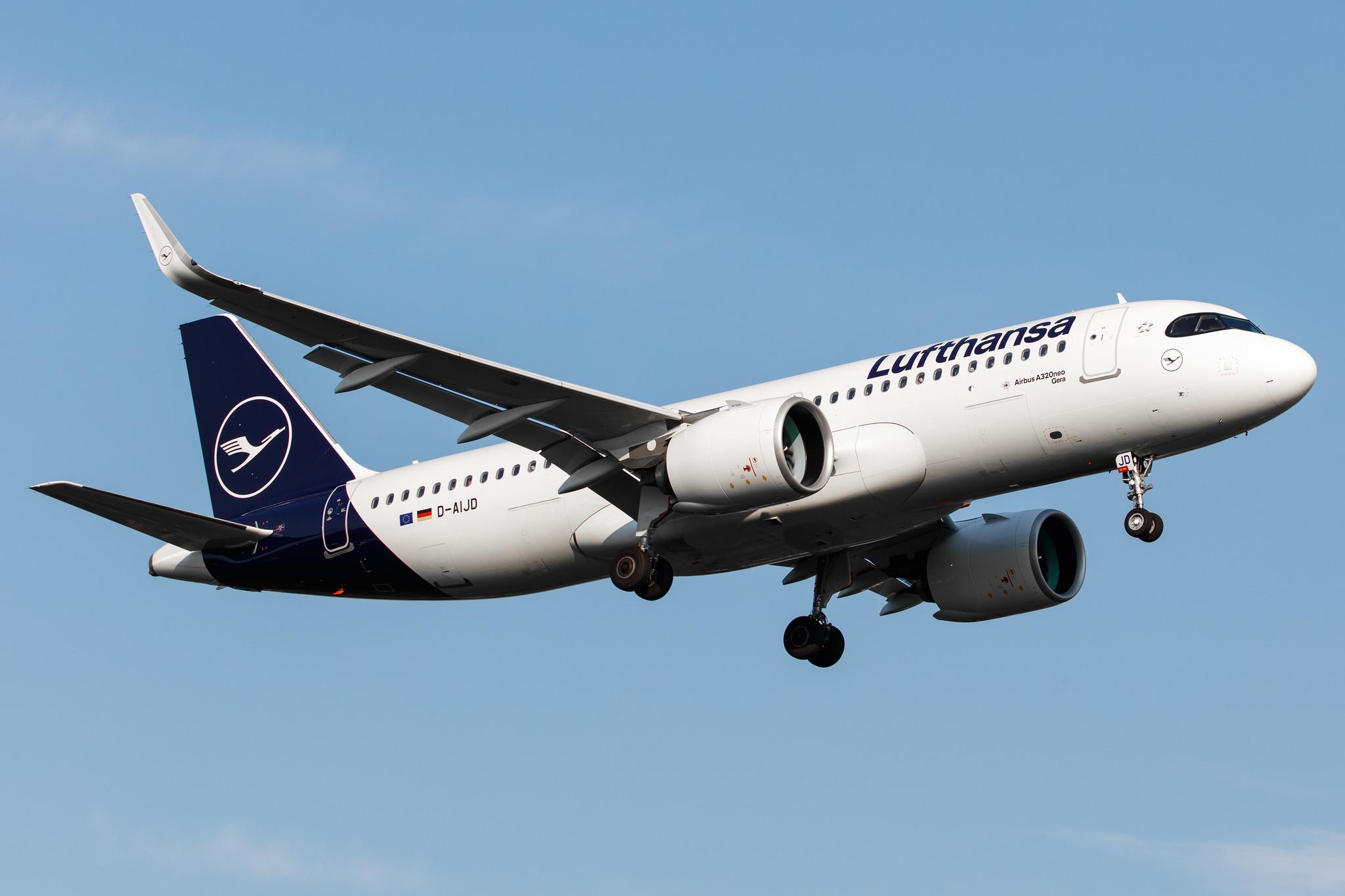 Hamburg Airport: Lufthansa (LH / DLH) |  Airbus A320-271N A20N | D-AIJD | MSN 10281