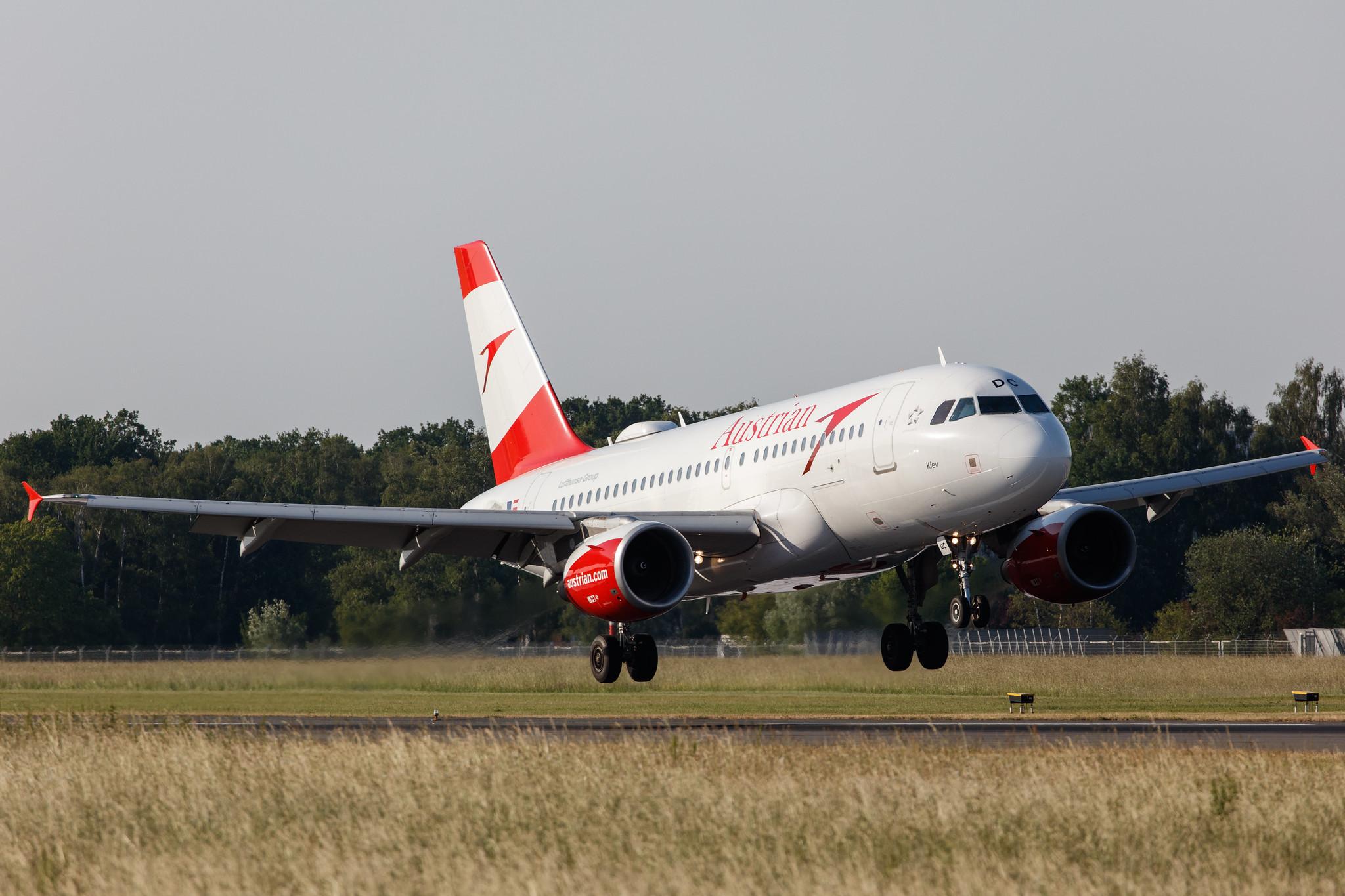 Hamburg Airport: Austrian Airlines (OS / AUA) |  Airbus A319-112 A319 | OE-LDC | MSN 2262