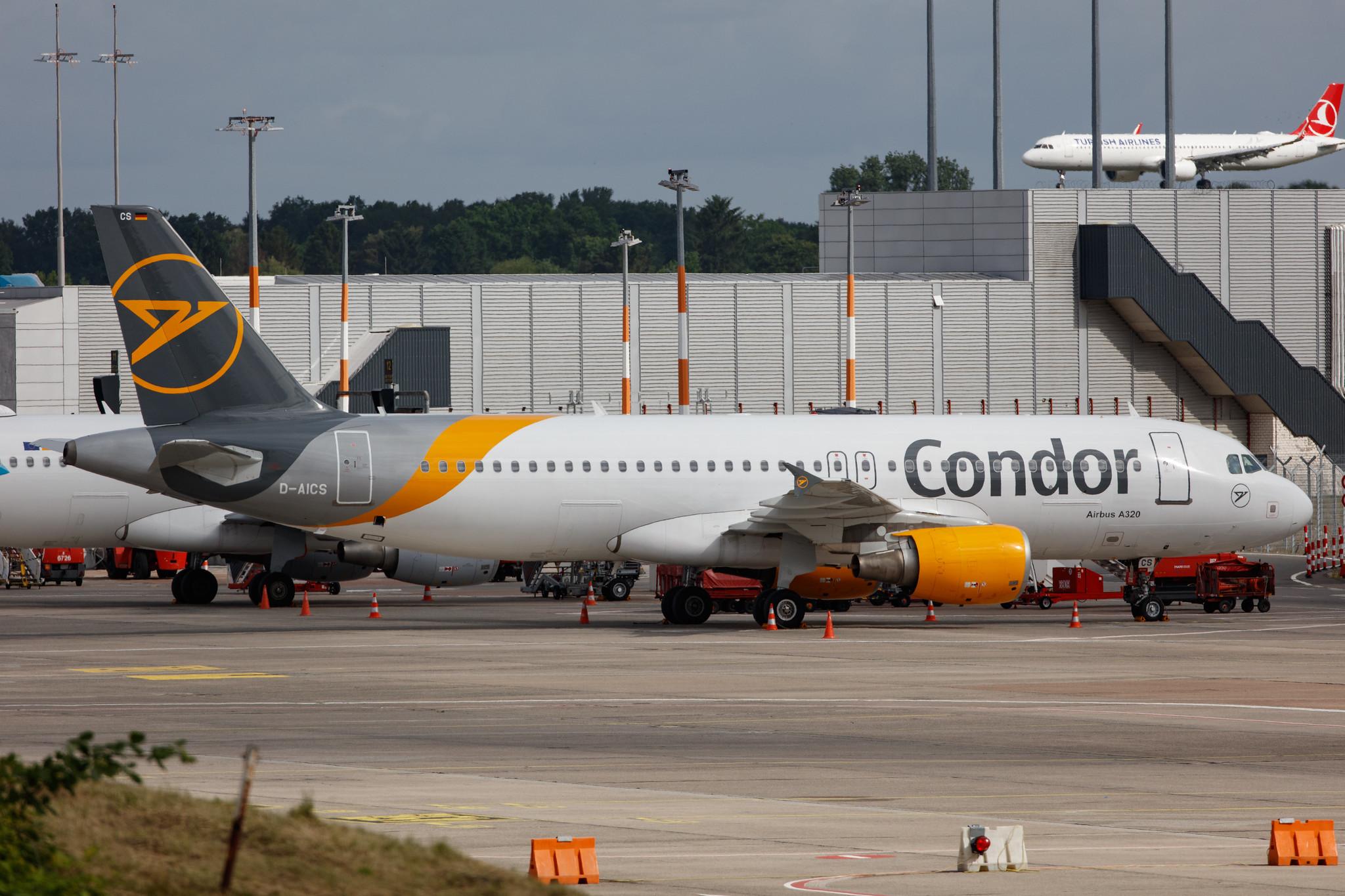 Hamburg Airport: Condor (DE / CFG) |  Airbus A320-214 A320 | D-AICS | MSN 4478