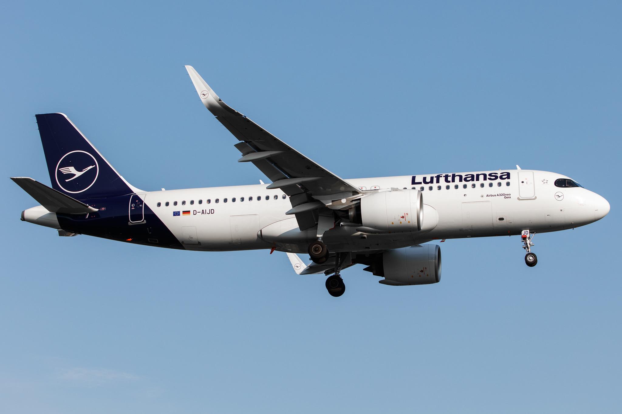 Hamburg Airport: Lufthansa (LH / DLH) |  Airbus A320-271N A20N | D-AIJD | MSN 10281