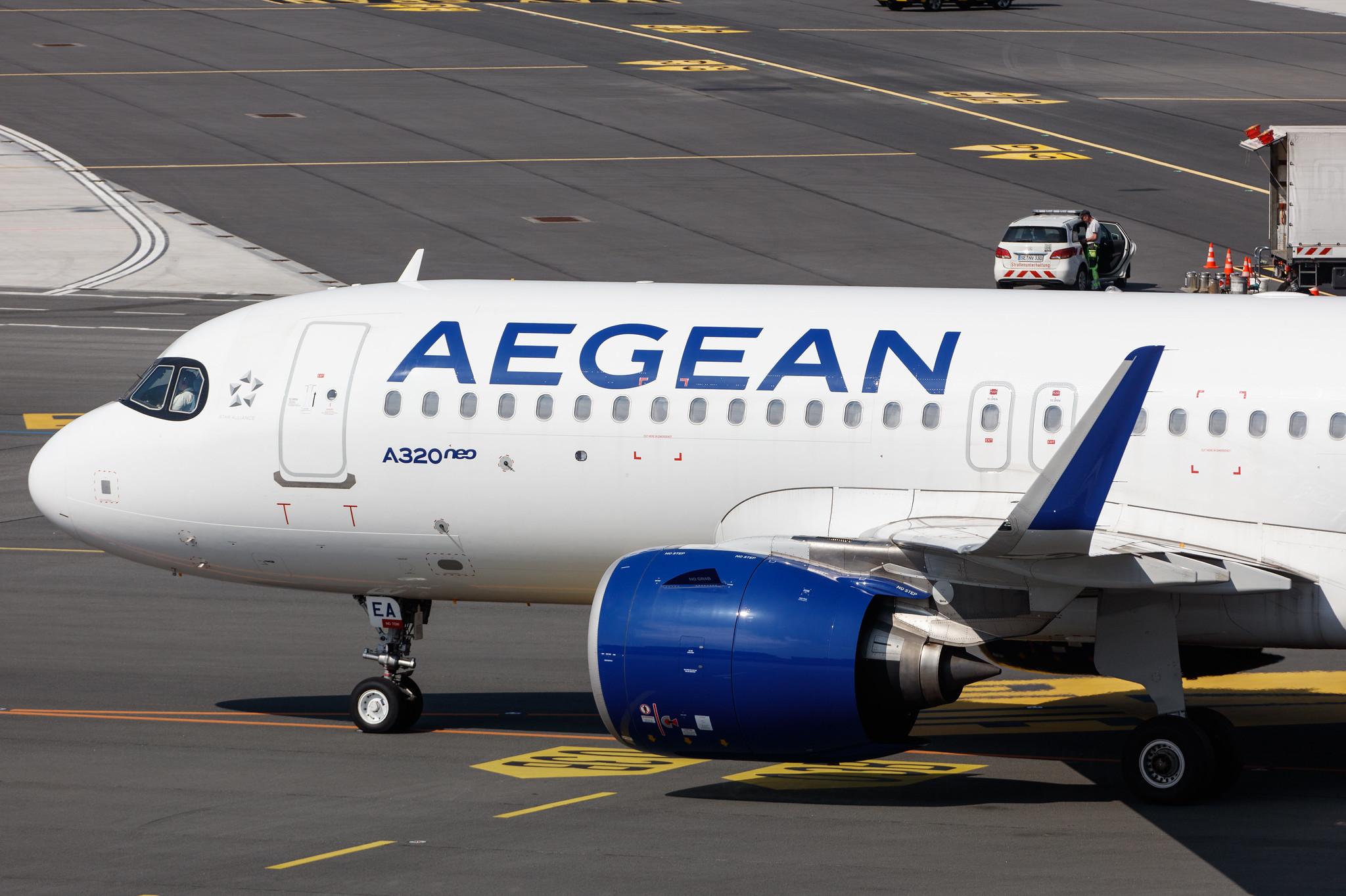 Hamburg Airport: Aegean Airlines (A3 / AEE) |  Airbus A320-271N A20N | SX-NEA | MSN 9497