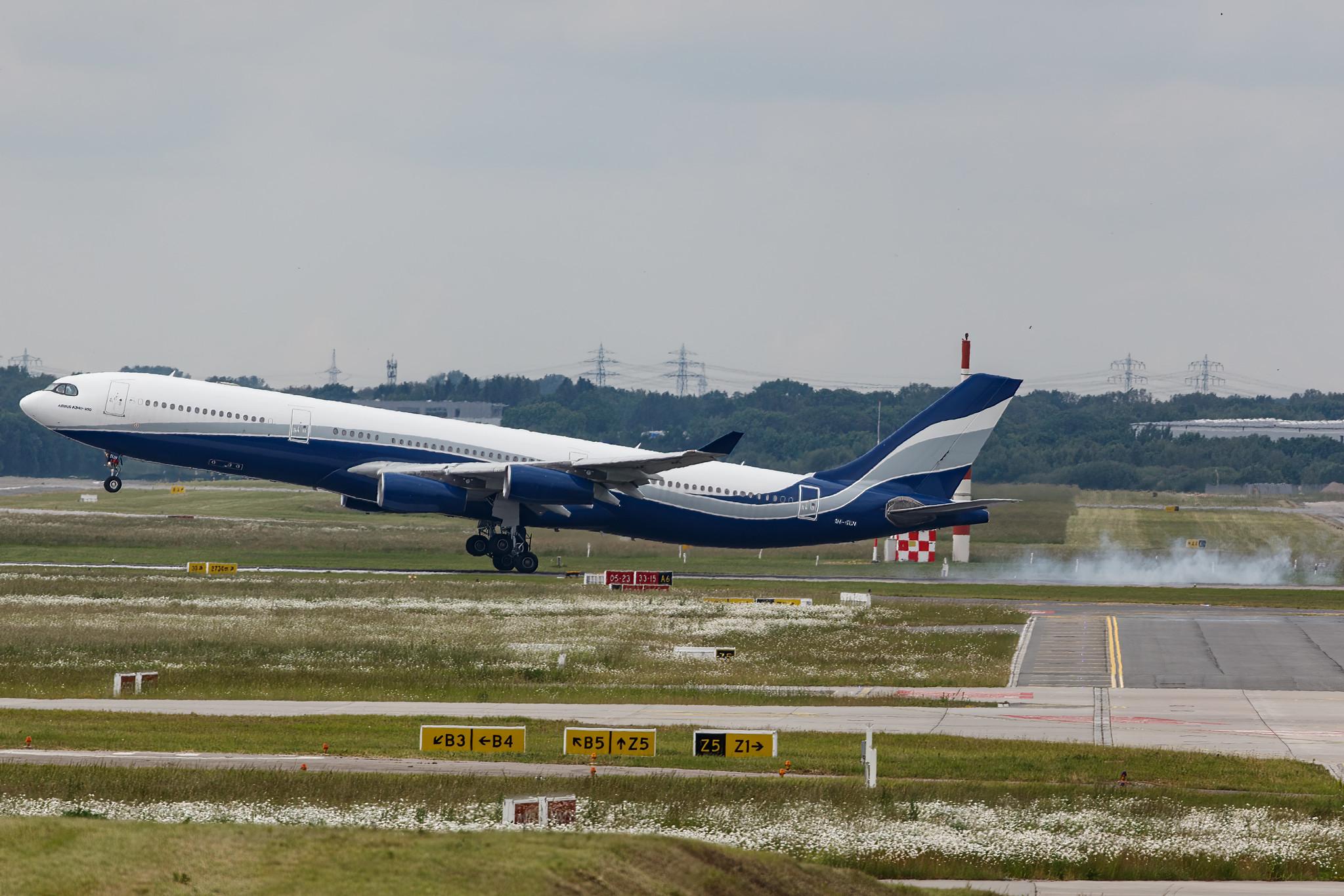 Hamburg Airport: Hi Fly (5K / HFY) | Operator: Hi Fly Malta |  Airbus A340-312 A343 | 9H-SUN | MSN 0367