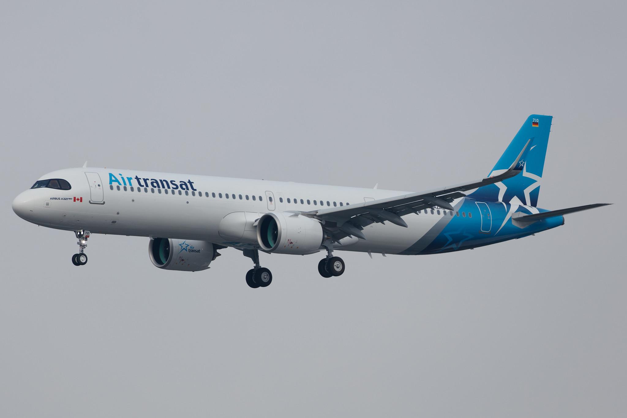 Hamburg Airport: Air Transat (TS / TSC) |  Airbus A321-271NX A21N | D-AZAE | MSN 10521