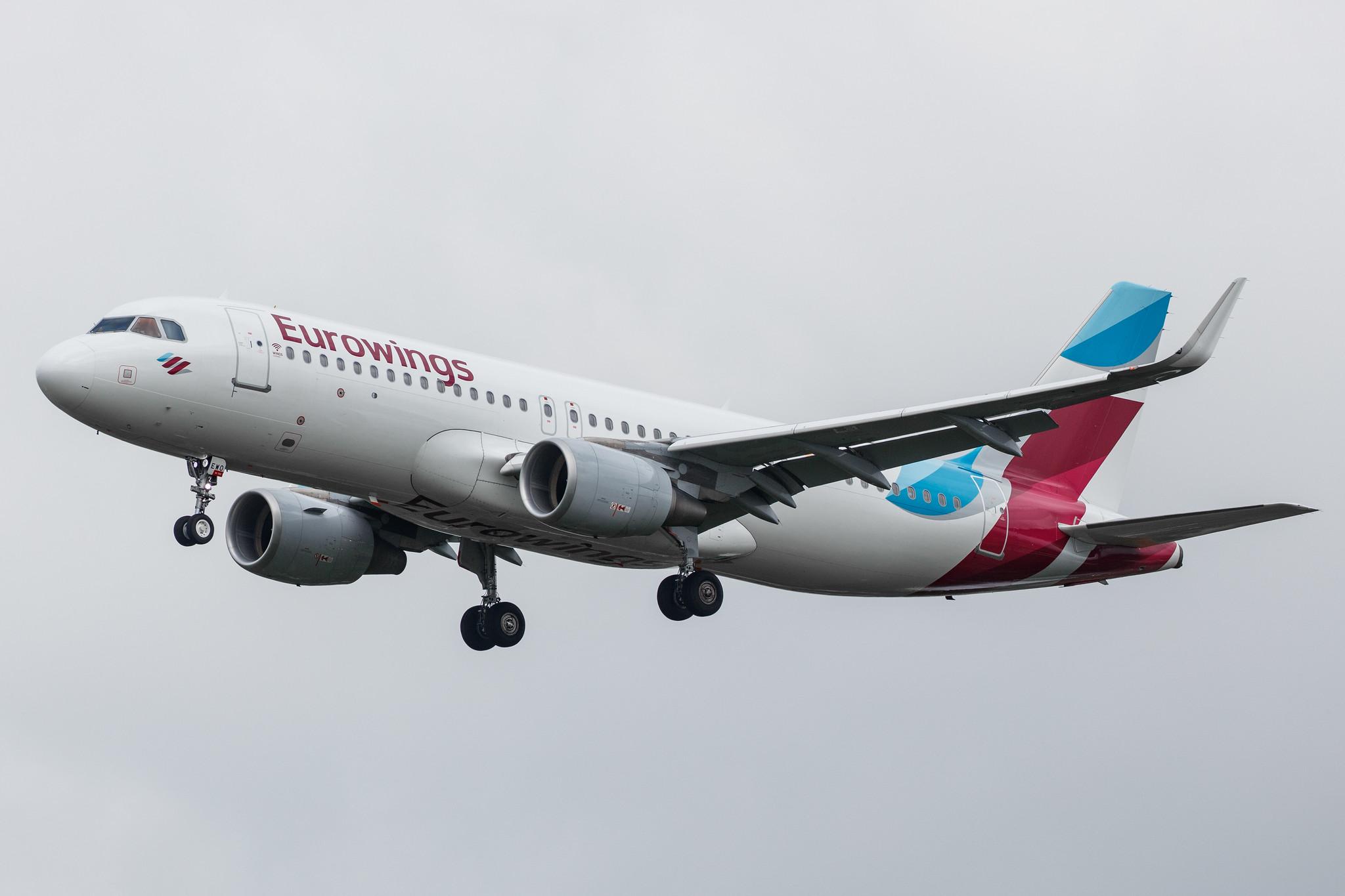 Hamburg Airport: Eurowings (EW / EWG) |  Airbus A320-214 A320 | D-AEWO | MSN 7394