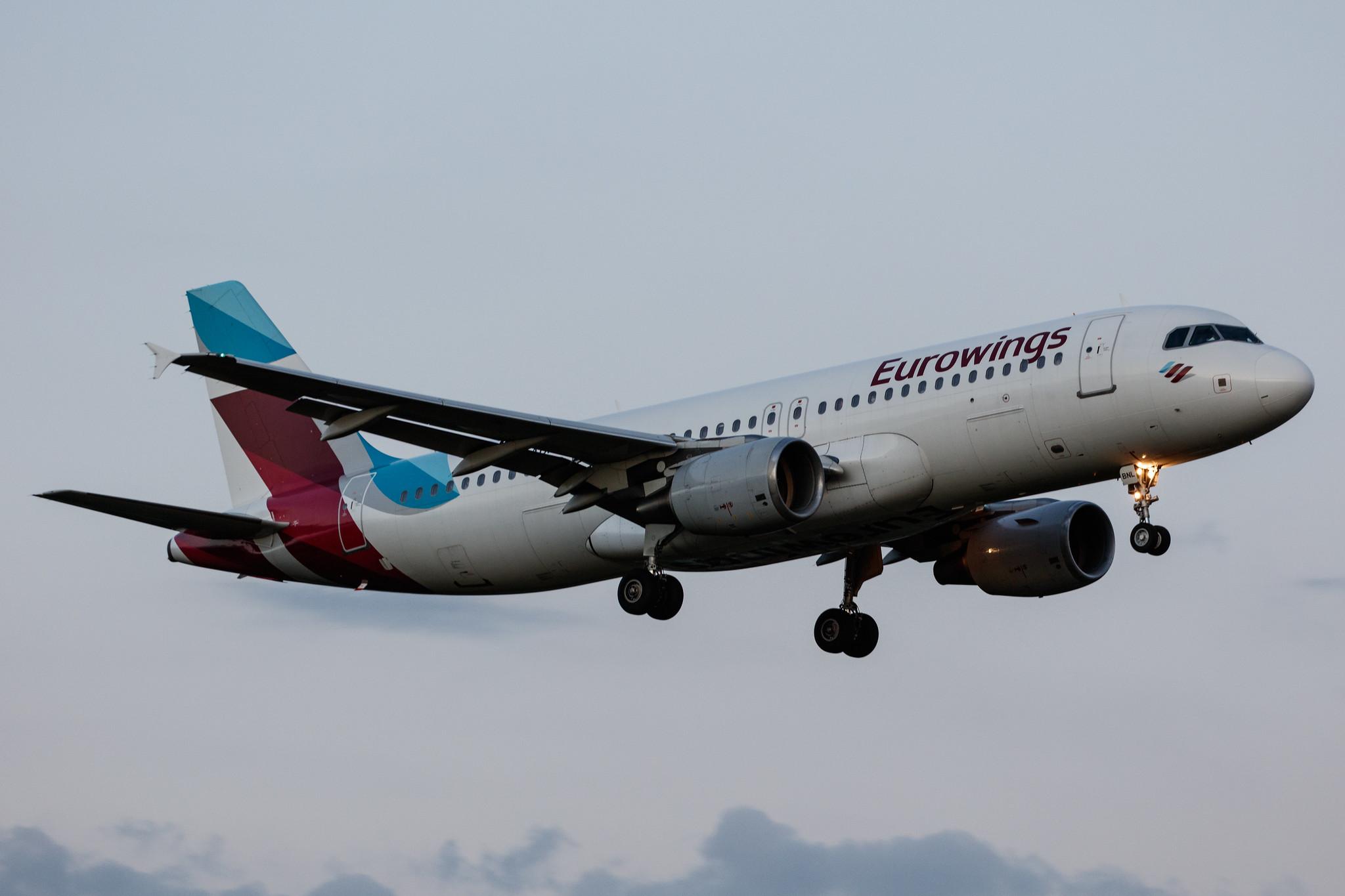 Hamburg Airport: Eurowings (EW / EWG) |  Airbus A320-214 A320 | D-ABNL | MSN 1852
