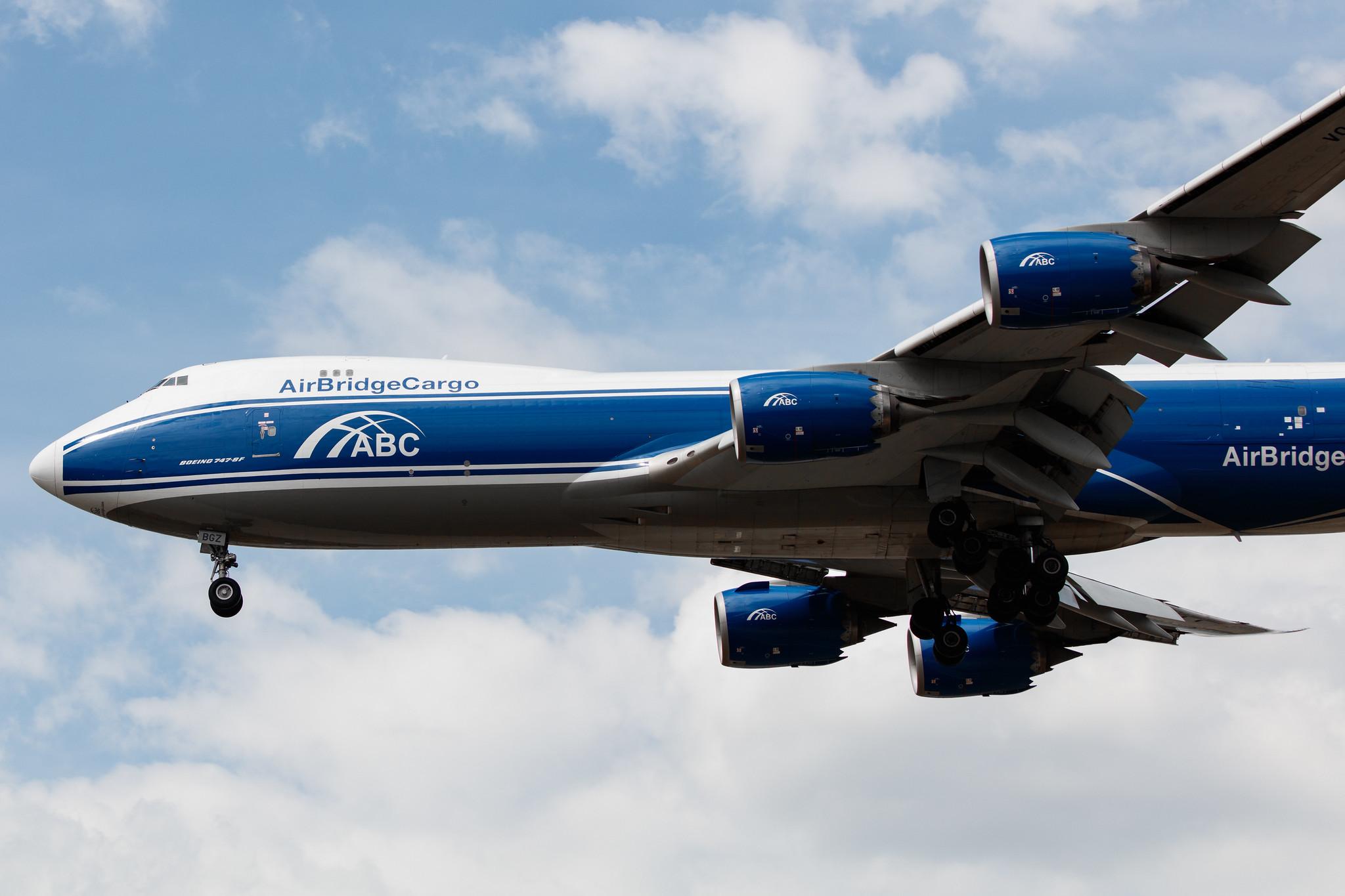 Frankfurt Airport: AirBridgeCargo (RU / ABW) | Operator: AirBridgeCargo Airlines |  Boeing 747-8HV(F) B748 | VQ-BGZ | MSN 37580