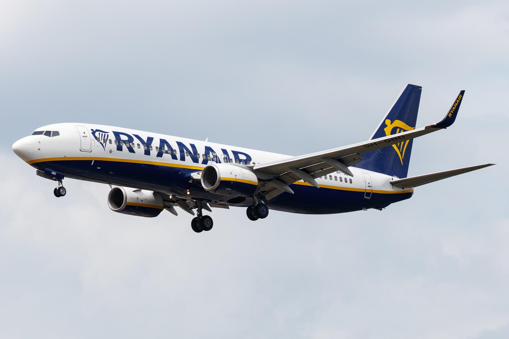 Frankfurt Airport: Ryanair (FR / RYR) | Operator: Malta Air |  Boeing 737-8AS B738 | 9H-QBD | MSN 61579