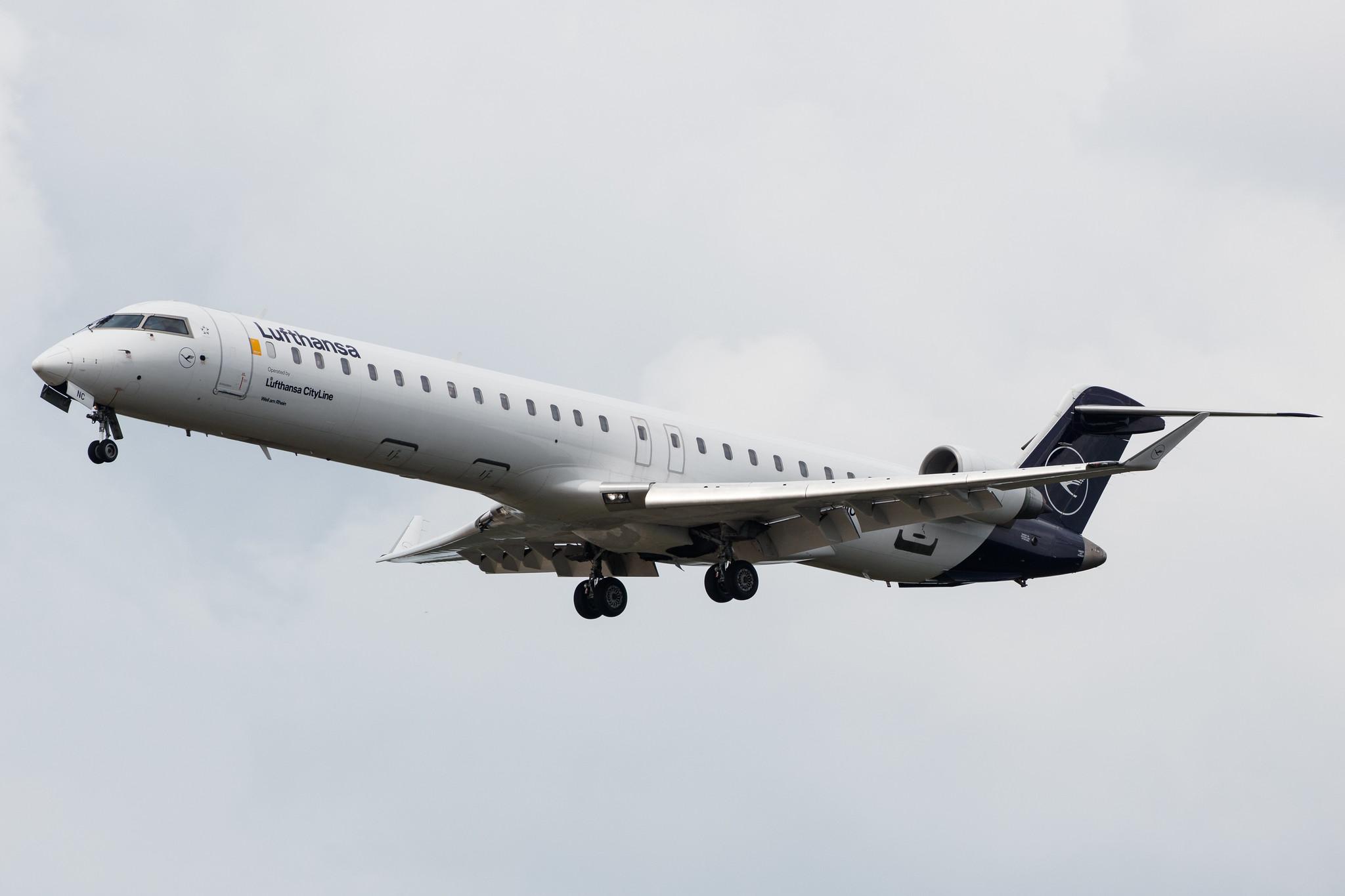 Frankfurt Airport: Lufthansa (LH / DLH) | Operator: Lufthansa CityLine |  Mitsubishi CRJ-900LR CRJ9 | D-ACNC | MSN 15236