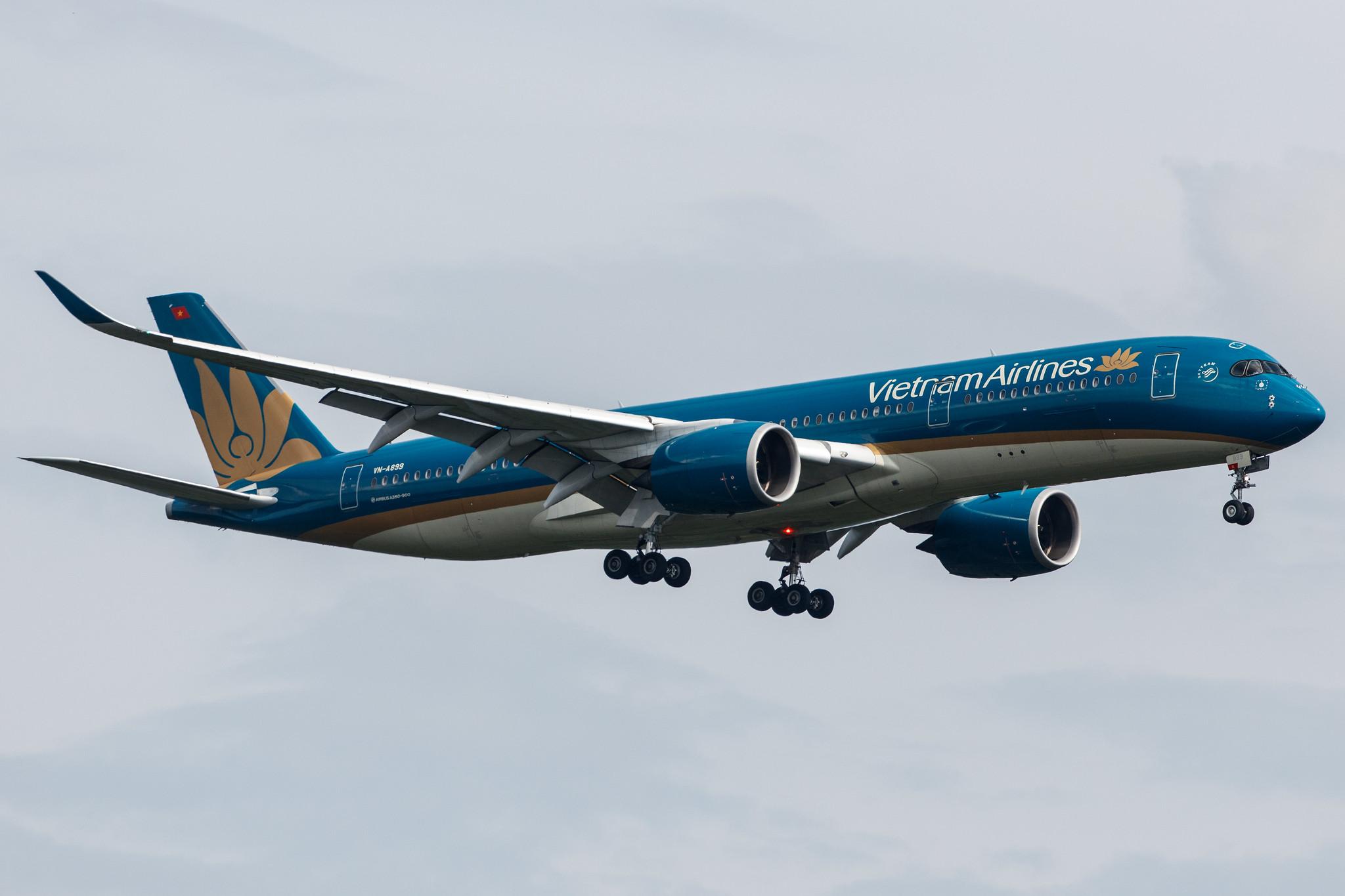 Frankfurt Airport: Vietnam Airlines (VN / HVN) |  Airbus A350-941 A359 | VN-A899 | MSN 297