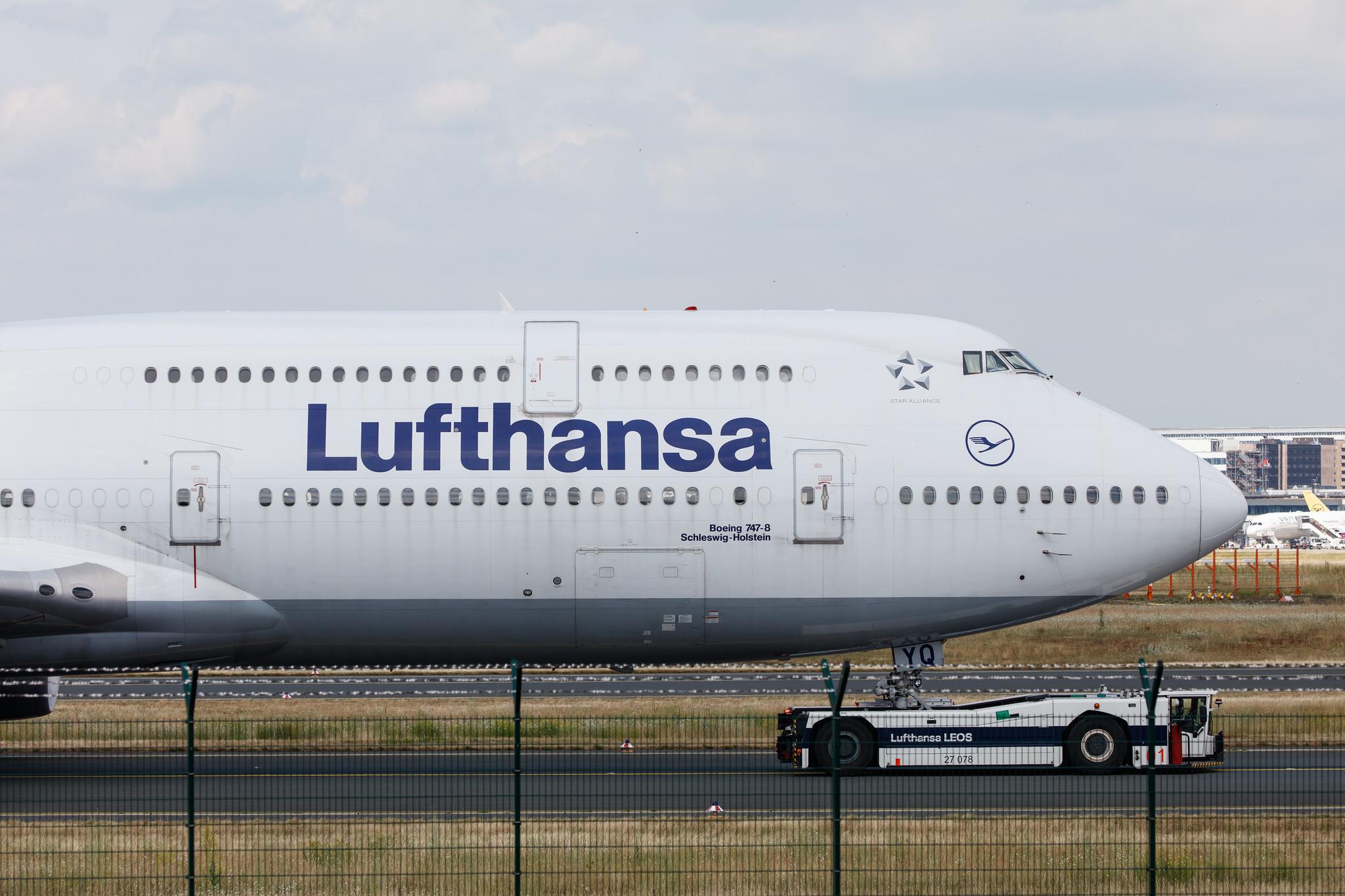 Frankfurt Airport: Lufthansa (LH / DLH) |  Boeing 747-830 B748 | D-ABYQ | MSN 37840