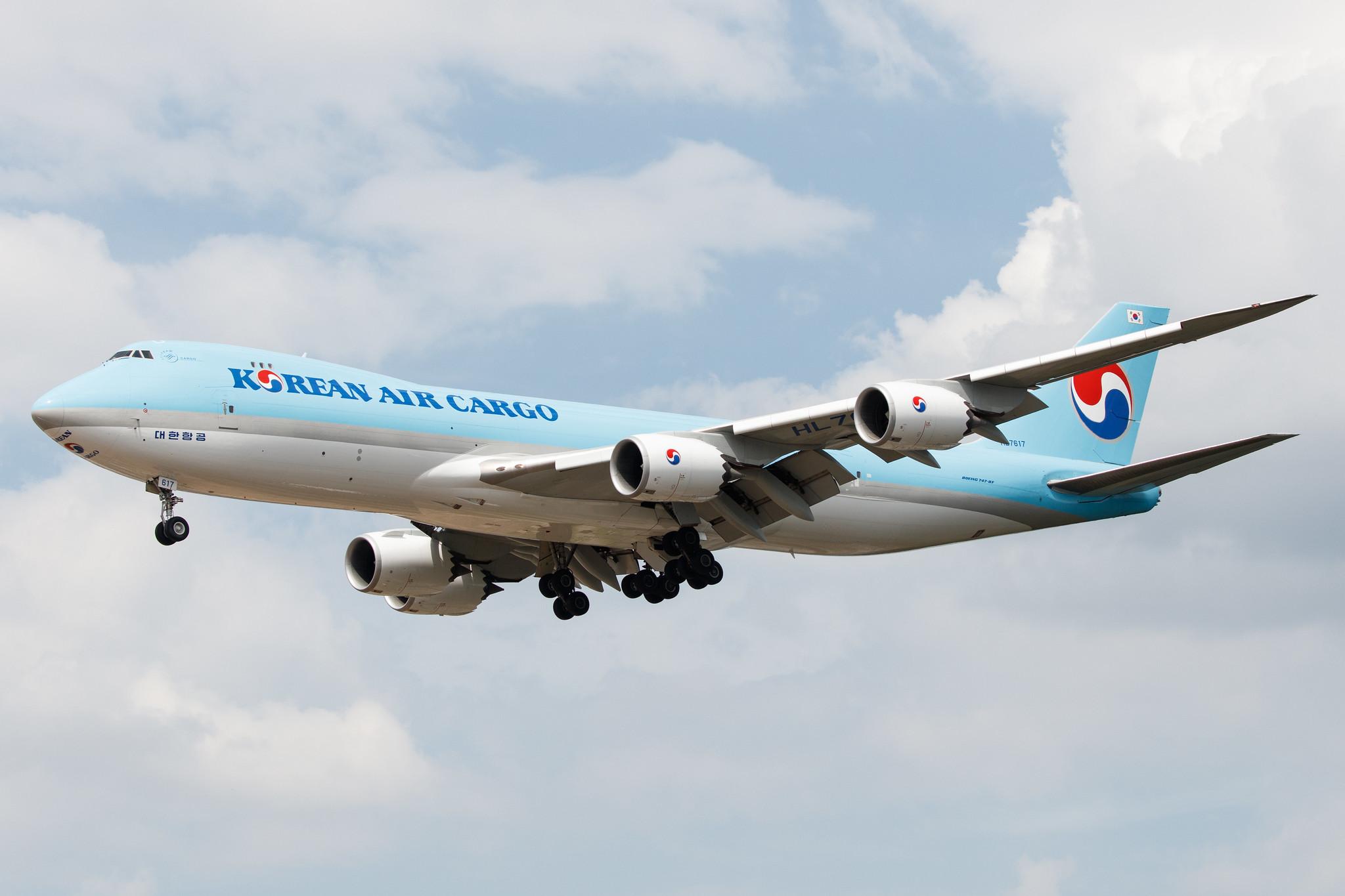 Frankfurt Airport: Korean Air Cargo (KE / KAL) | Operator: Korean Air |  Boeing 747-8B5(F) B748 | HL7617 | MSN 37654