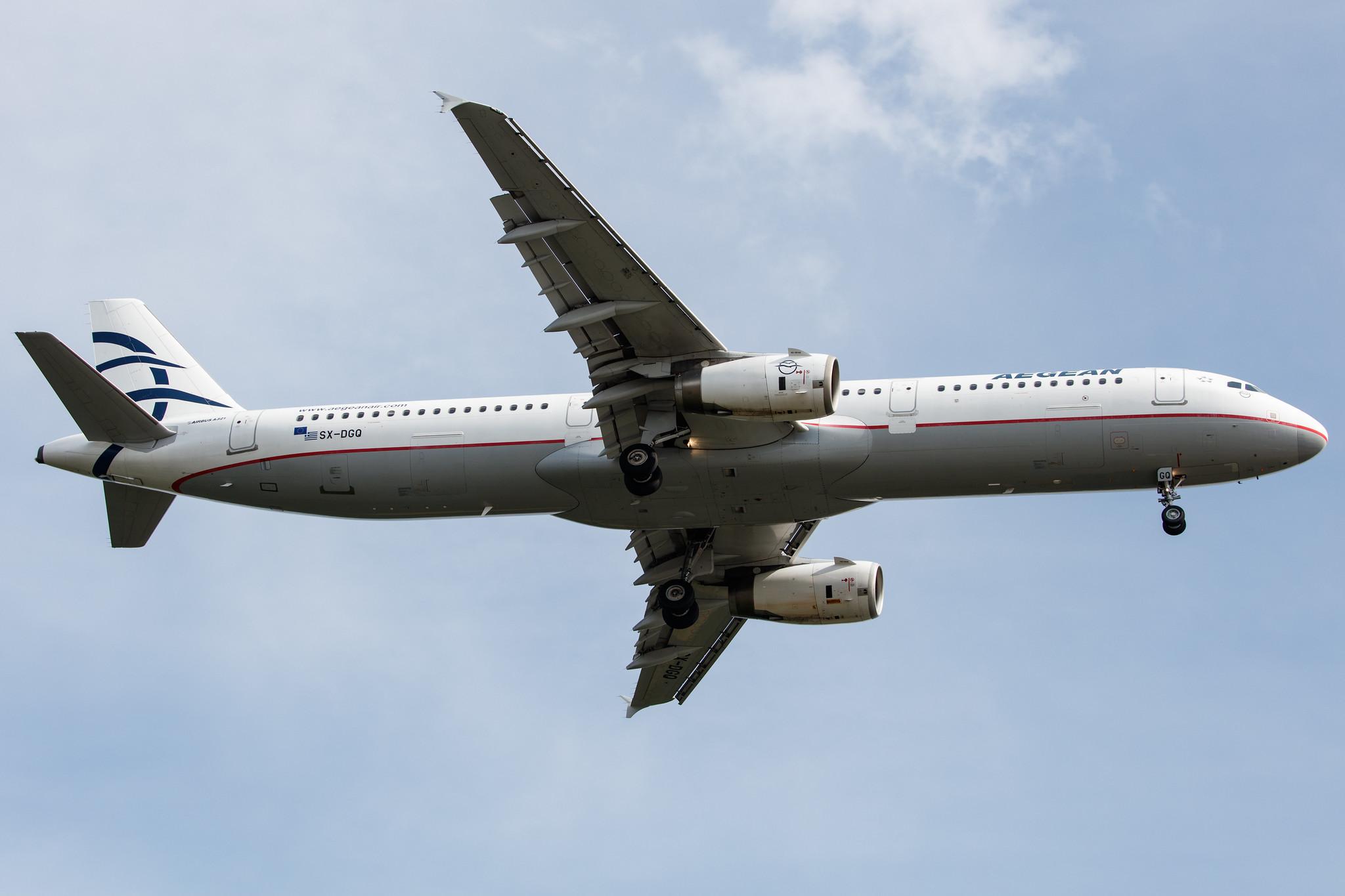 Frankfurt Airport: Aegean Airlines (A3 / AEE) |  Airbus A321-231 A321 | SX-DGQ | MSN 3322