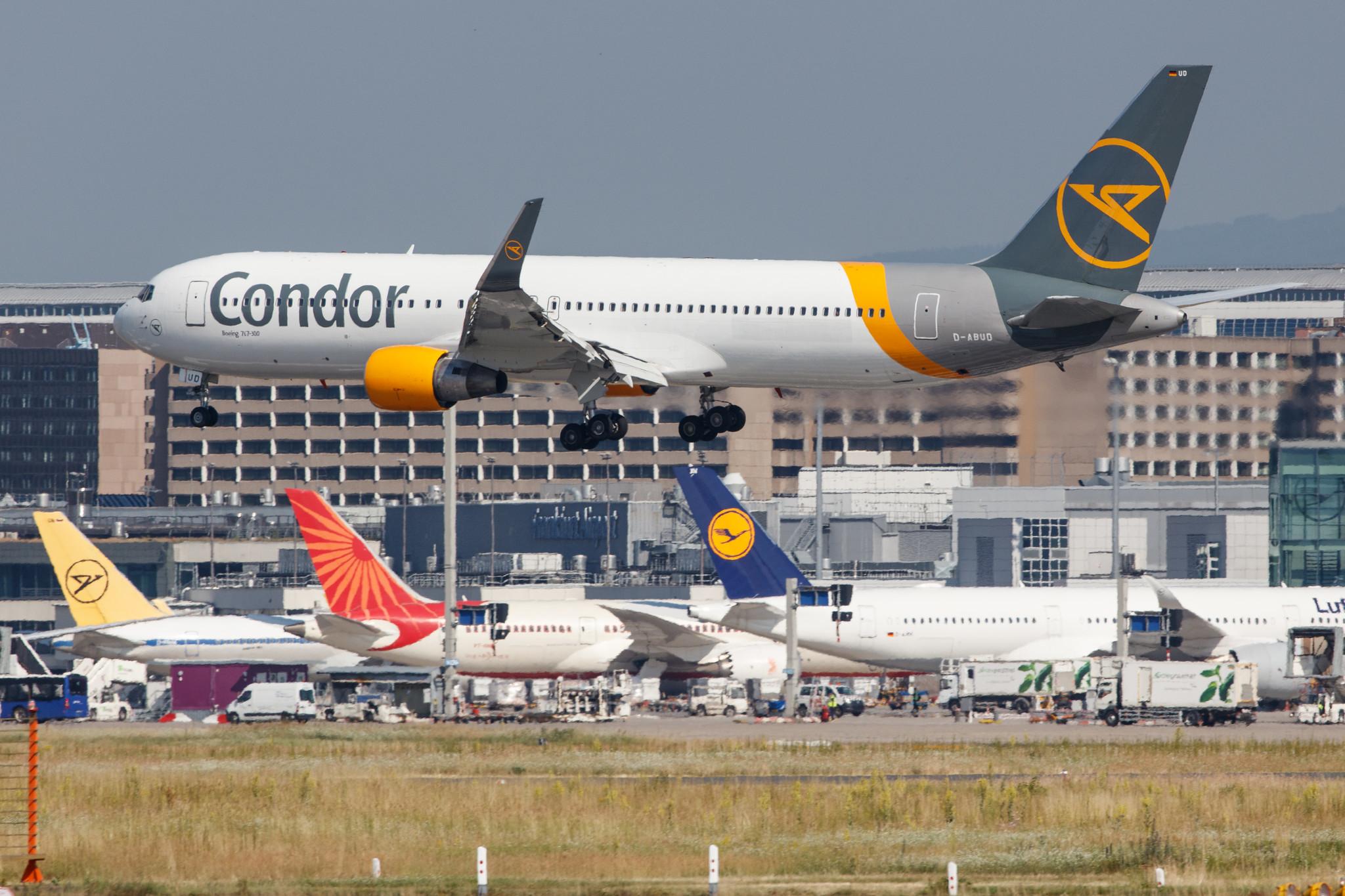 Frankfurt Airport: Condor (DE / CFG) |  Boeing 767-330(ER) B763 | D-ABUD | MSN 26983