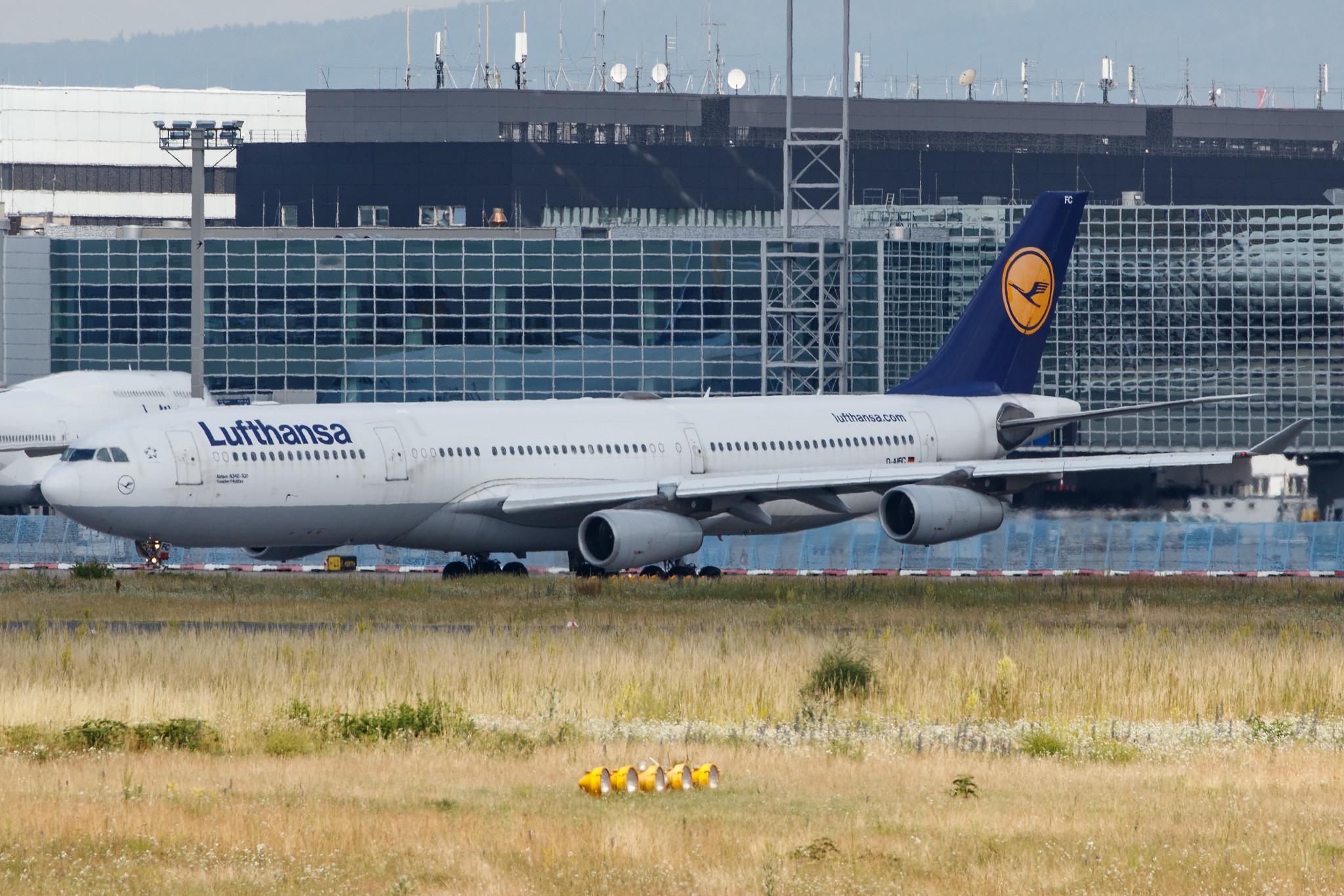 Frankfurt Airport: Lufthansa (LH / DLH) |  Airbus A340-313 A343 | D-AIFC | MSN 0379