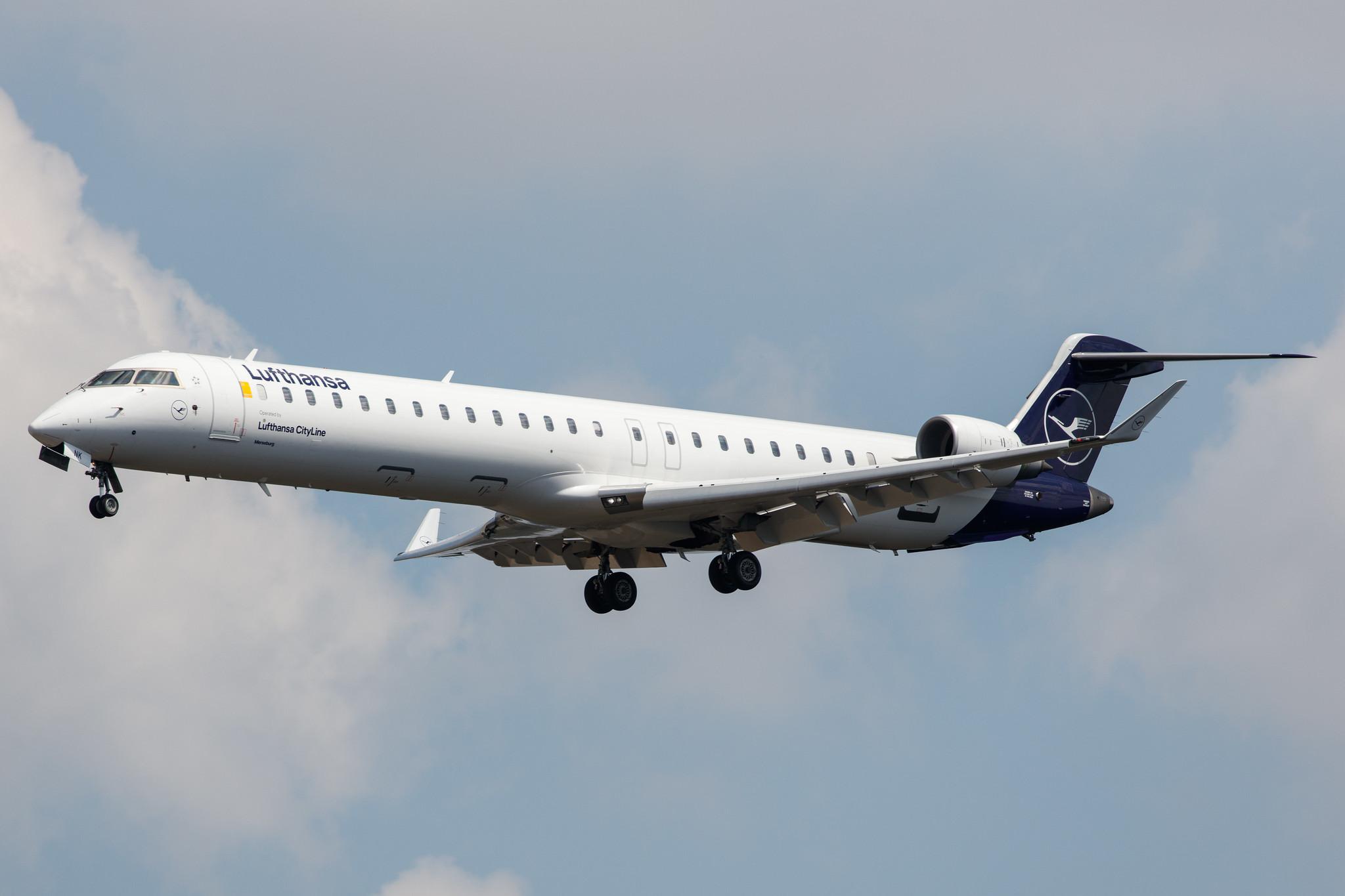Frankfurt Airport: Lufthansa (LH / DLH) | Operator: Lufthansa CityLine |  Mitsubishi CRJ-900LR CRJ9 | D-ACNK | MSN 15251
