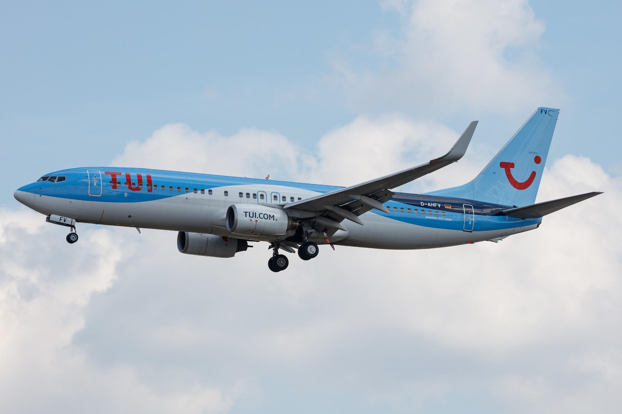 Frankfurt Airport: TUI (X3 / TUI) | Operator: TUI fly |  Boeing 737-8K5 B738 | D-AHFV | MSN 30415