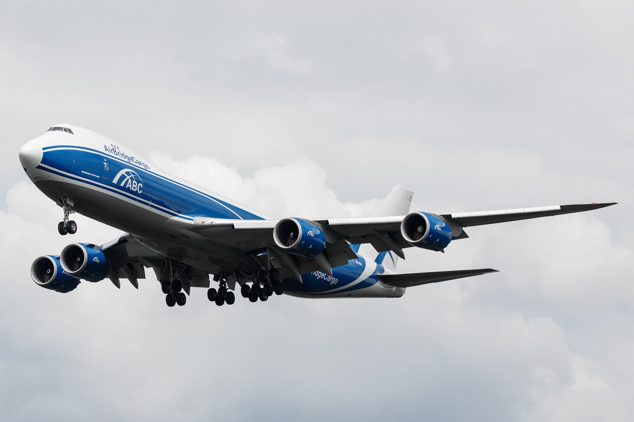 Frankfurt Airport: AirBridgeCargo (RU / ABW) | Operator: AirBridgeCargo Airlines |  Boeing 747-8HV(F) B748 | VQ-BGZ | MSN 37580